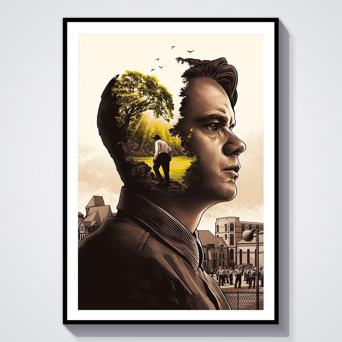 Flex Designs Poster The Shawshank Redemption Key Art 8 x 10" Home Goods - Movie 1994 Movie Poster