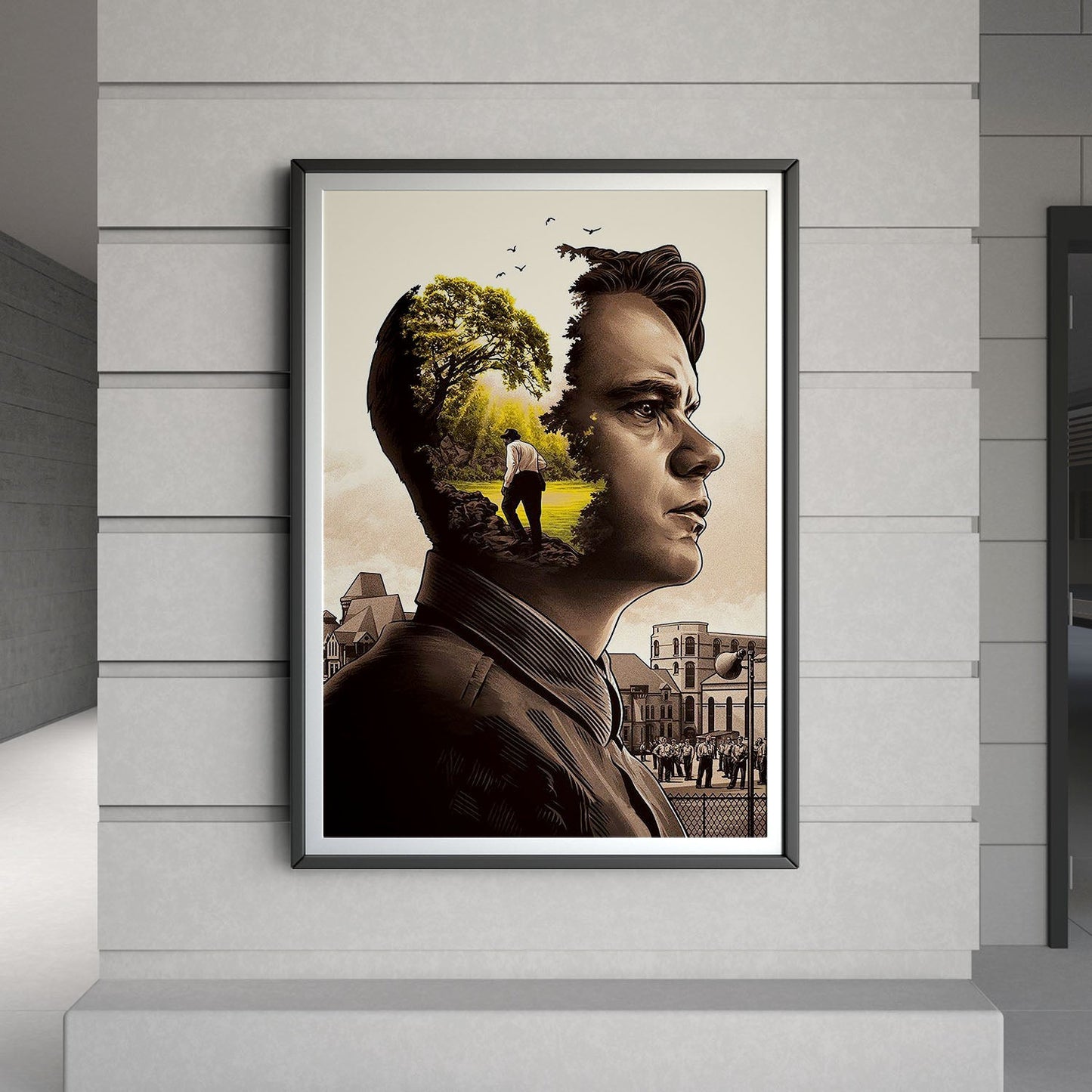 Flex Designs Poster The Shawshank Redemption Key Art 8 x 10" Home Goods - Movie 1994 Movie Poster