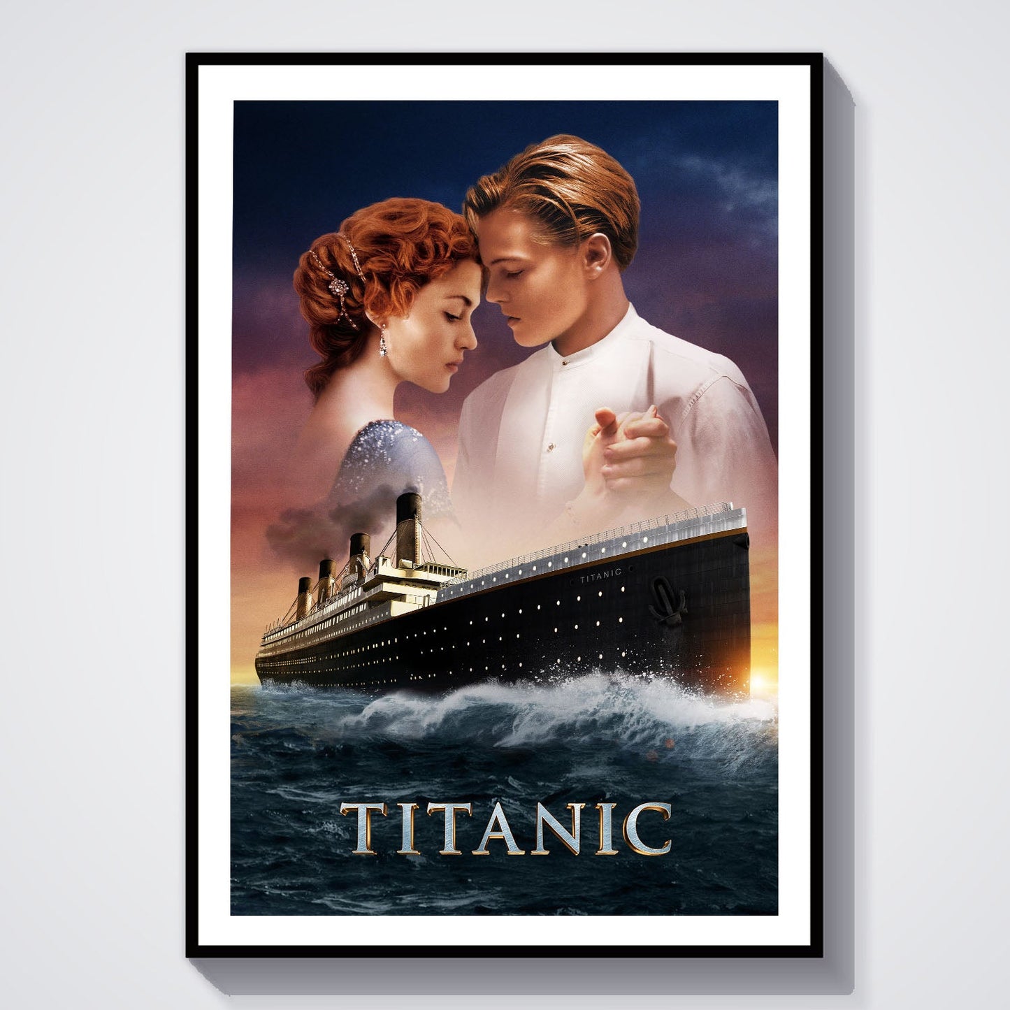 Flex Designs Poster Titanic Cinematic 8 x 10" Home Goods - Movie 1997 Movie Poster