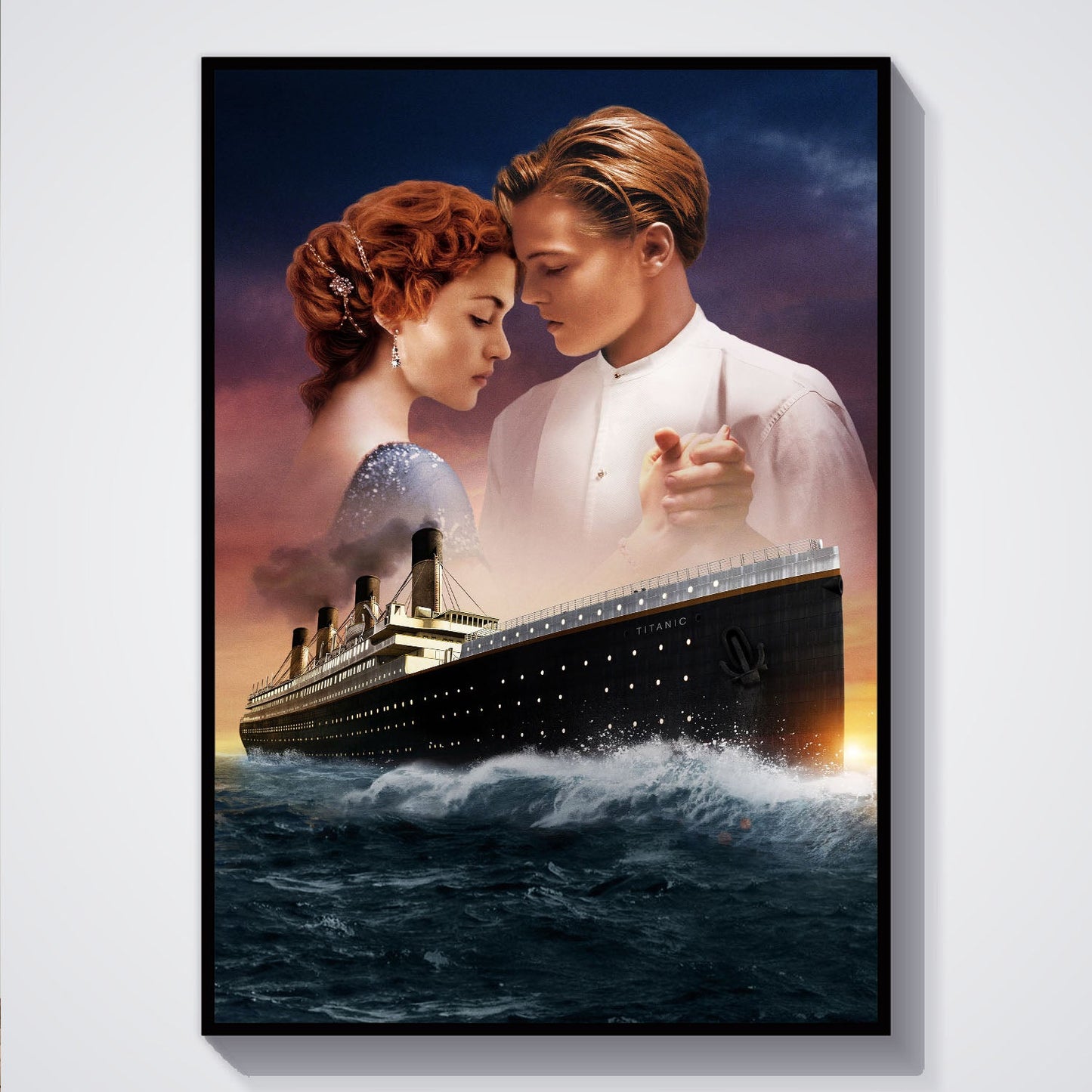 Flex Designs Poster Titanic Key Art 5 x 7" Home Goods - Movie 1997 Movie Poster