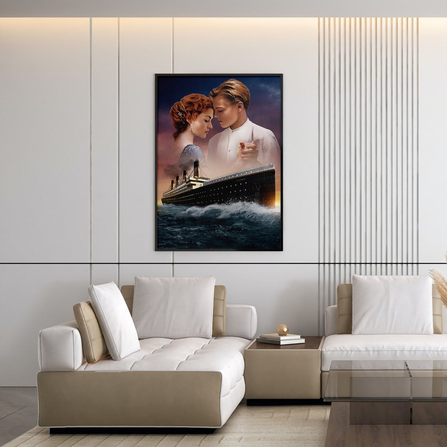Flex Designs Poster Titanic Key Art 5 x 7" Home Goods - Movie 1997 Movie Poster