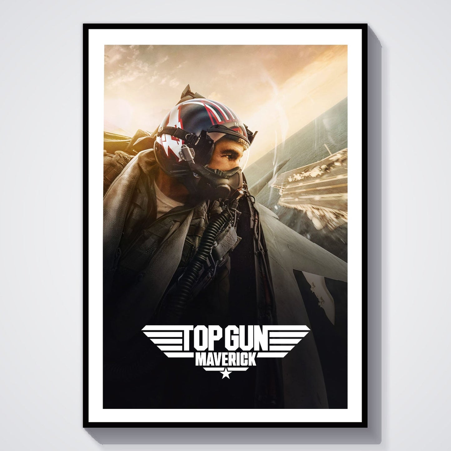 Flex Designs Poster Top Gun Maverick Cinematic 8 x 10" Home Goods - Movie 2022 Movie Poster