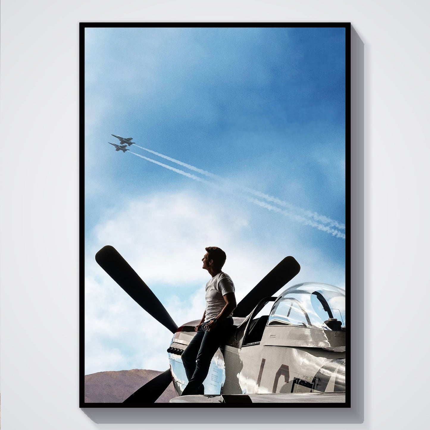 Flex Designs Poster Top Gun Maverick Key Art 5 x 7" Home Goods - Movie 2022 Movie Poster