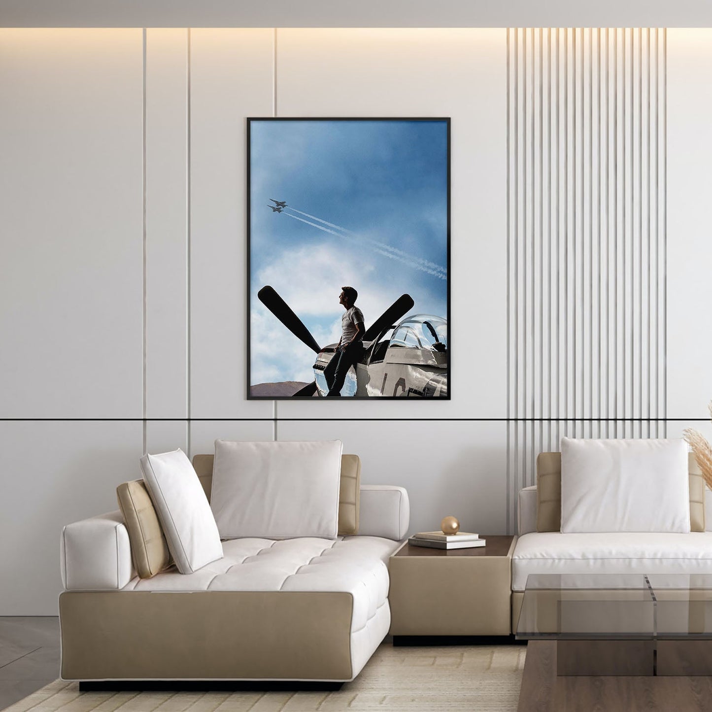 Flex Designs Poster Top Gun Maverick Key Art 5 x 7" Home Goods - Movie 2022 Movie Poster