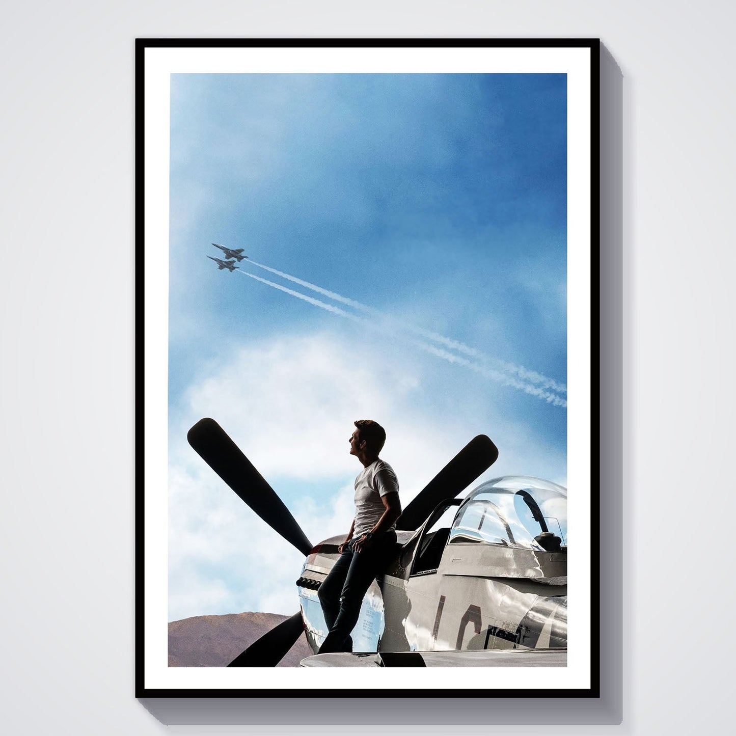 Flex Designs Poster Top Gun Maverick Key Art 8 x 10" Home Goods - Movie 2022 Movie Poster