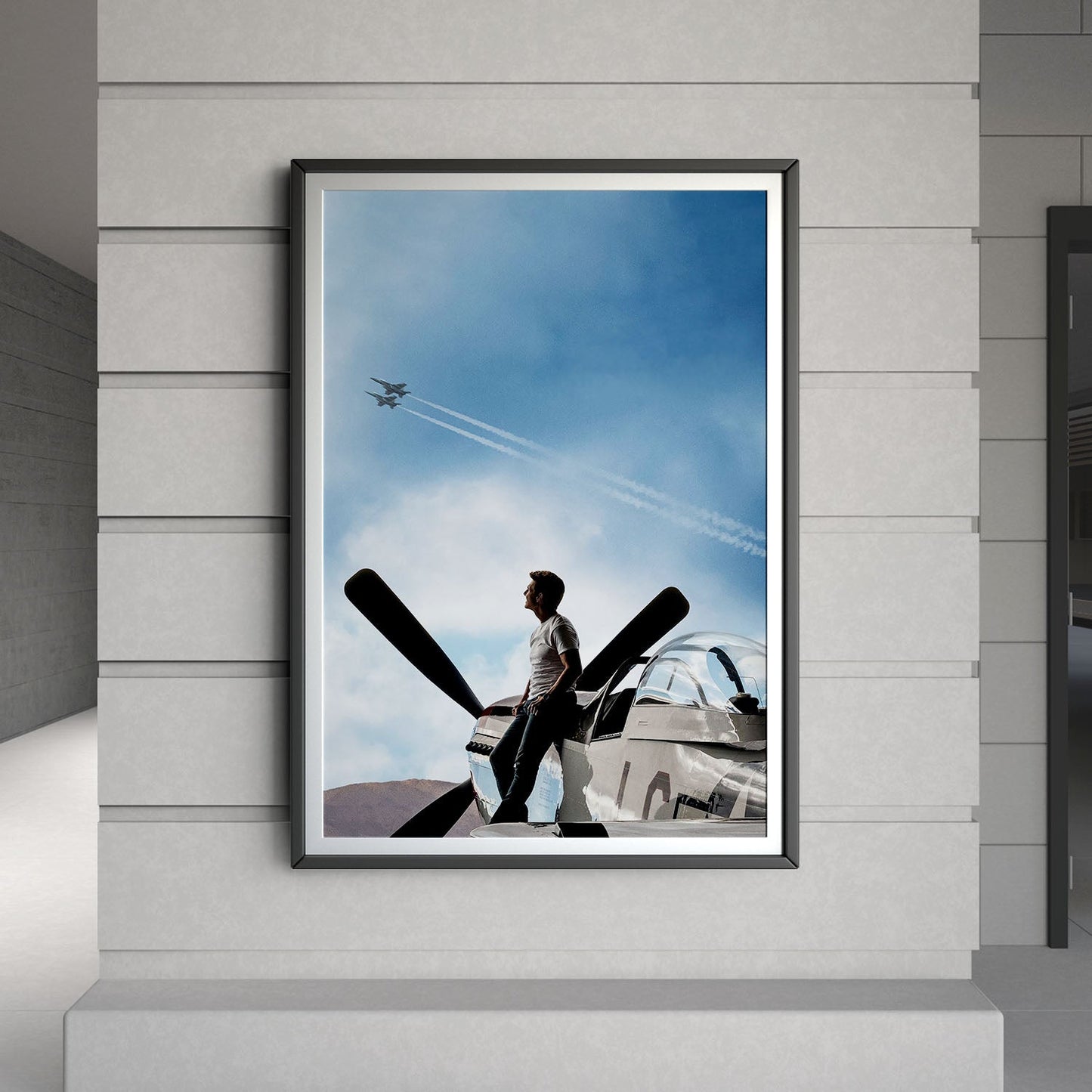 Flex Designs Poster Top Gun Maverick Key Art 8 x 10" Home Goods - Movie 2022 Movie Poster