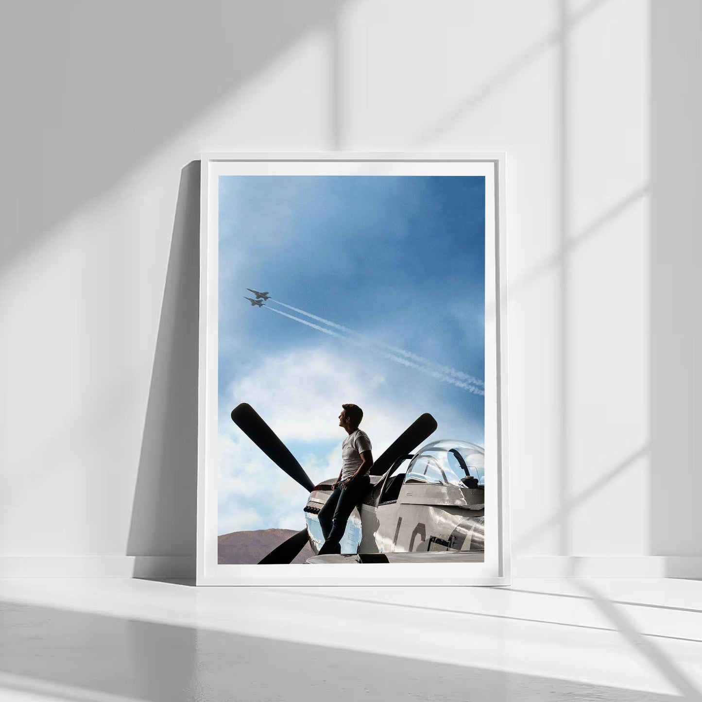 Flex Designs Poster Top Gun Maverick Key Art 8 x 10" Home Goods - Movie 2022 Movie Poster