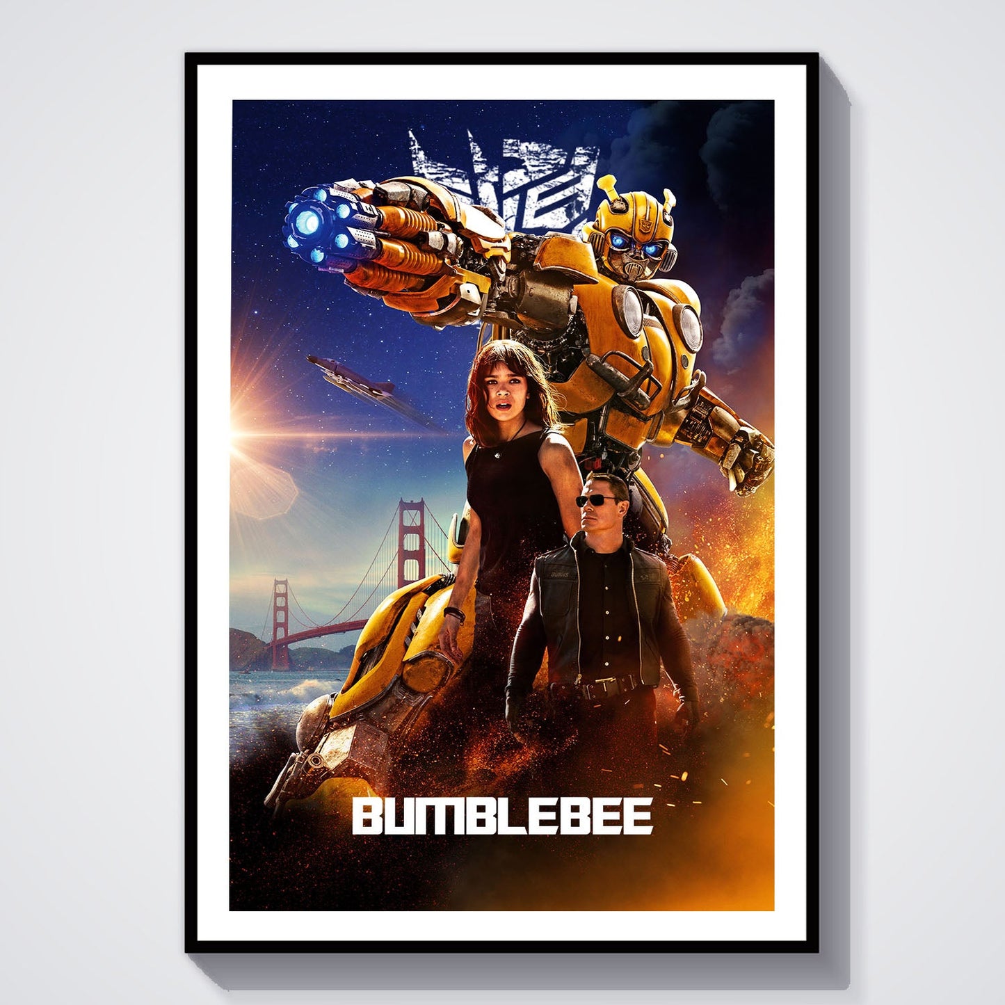 Flex Designs Poster Bumblebee 8 x 10" Home Goods - Movie 2018 Movie Poster