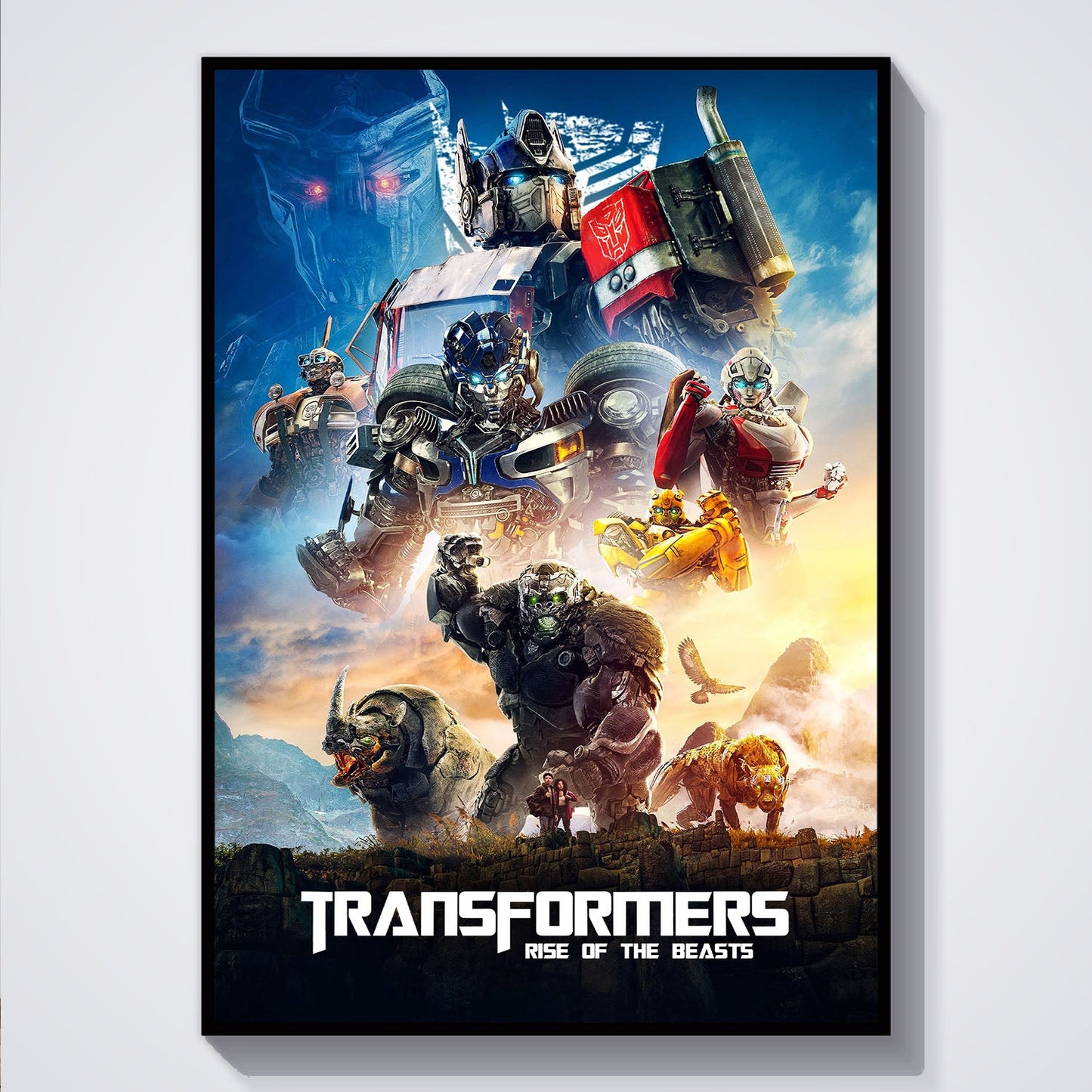 Flex Designs Poster Transformers Rise of the Beasts 5 x 7" Home Goods - Movie 2023 Movie Poster