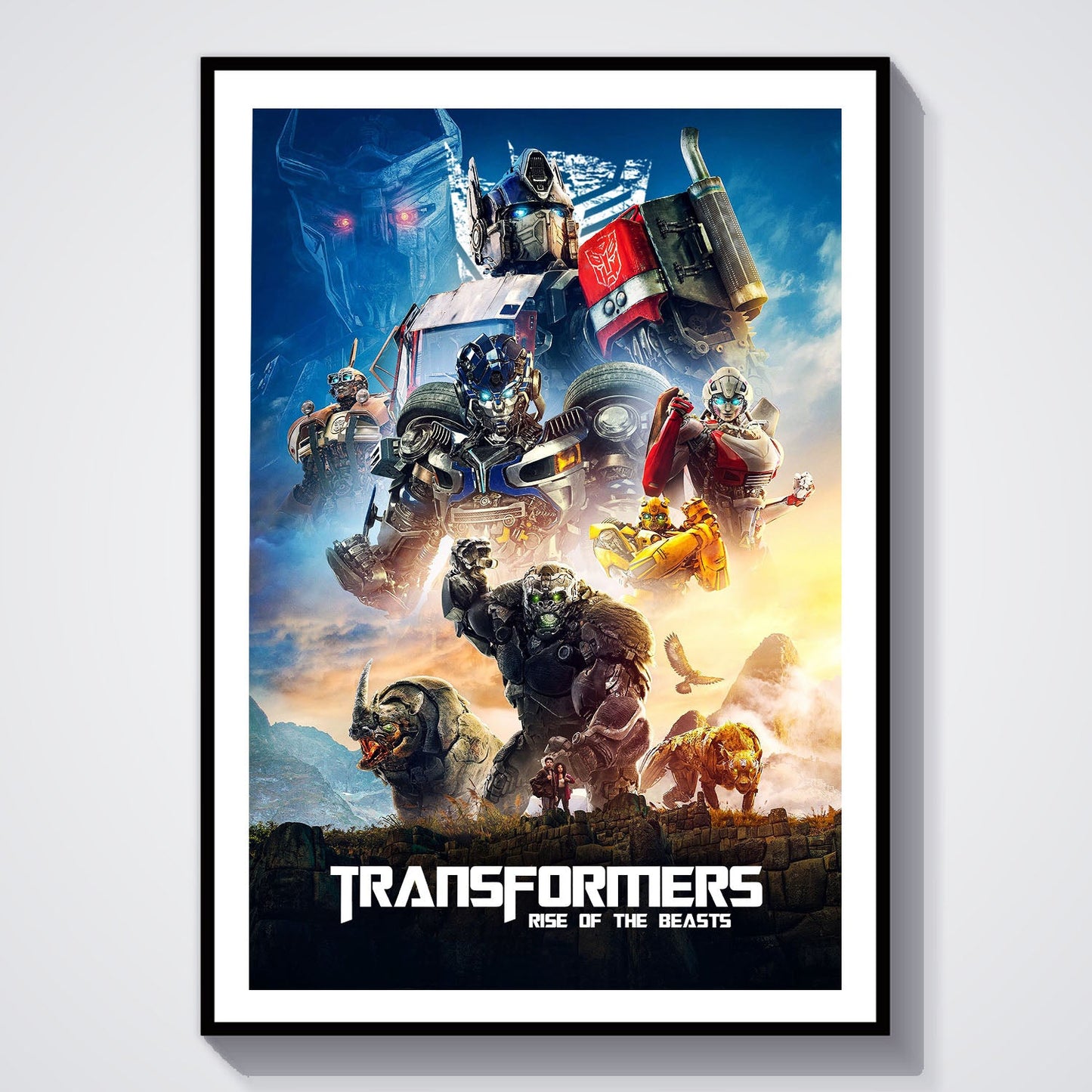 Flex Designs Poster Transformers Rise of the Beasts 8 x 10" Home Goods - Movie 2023 Movie Poster