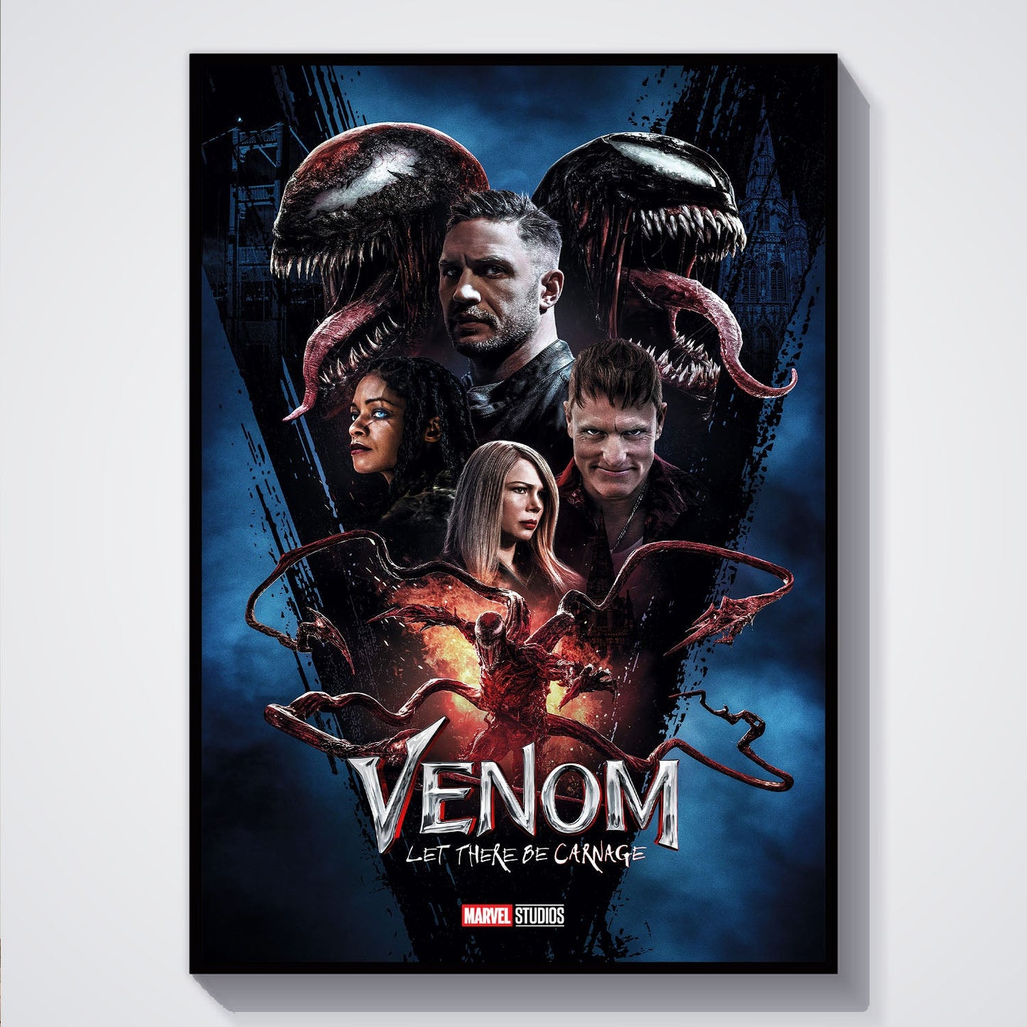 Flex Designs Poster Venom Let There Be Carnage 5 x 7" Home Goods - Movie 2021 Movie Poster