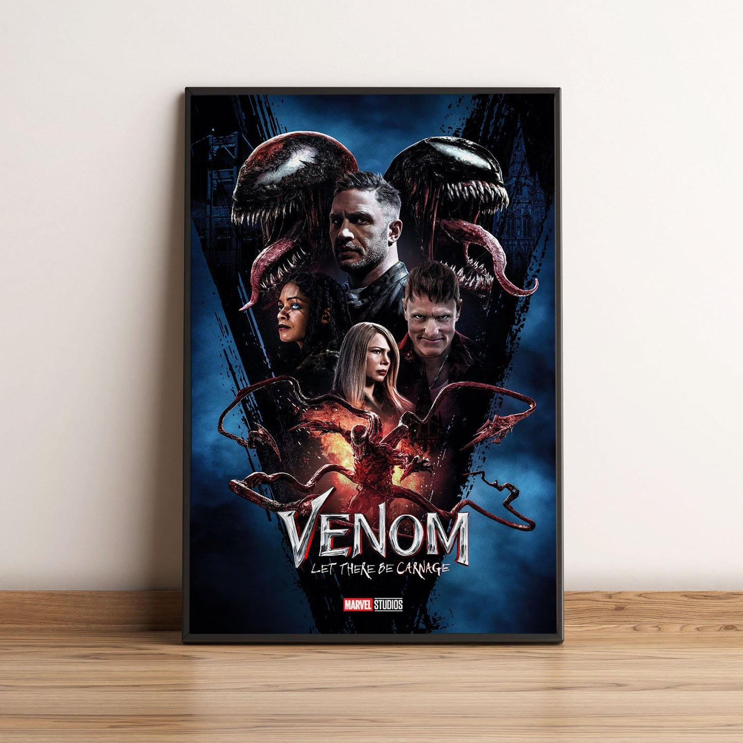 Flex Designs Poster Venom Let There Be Carnage 5 x 7" Home Goods - Movie 2021 Movie Poster