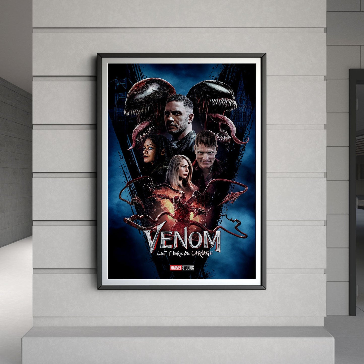 Flex Designs Poster Venom Let There Be Carnage 8 x 10" Home Goods - Movie 2021 Movie Poster