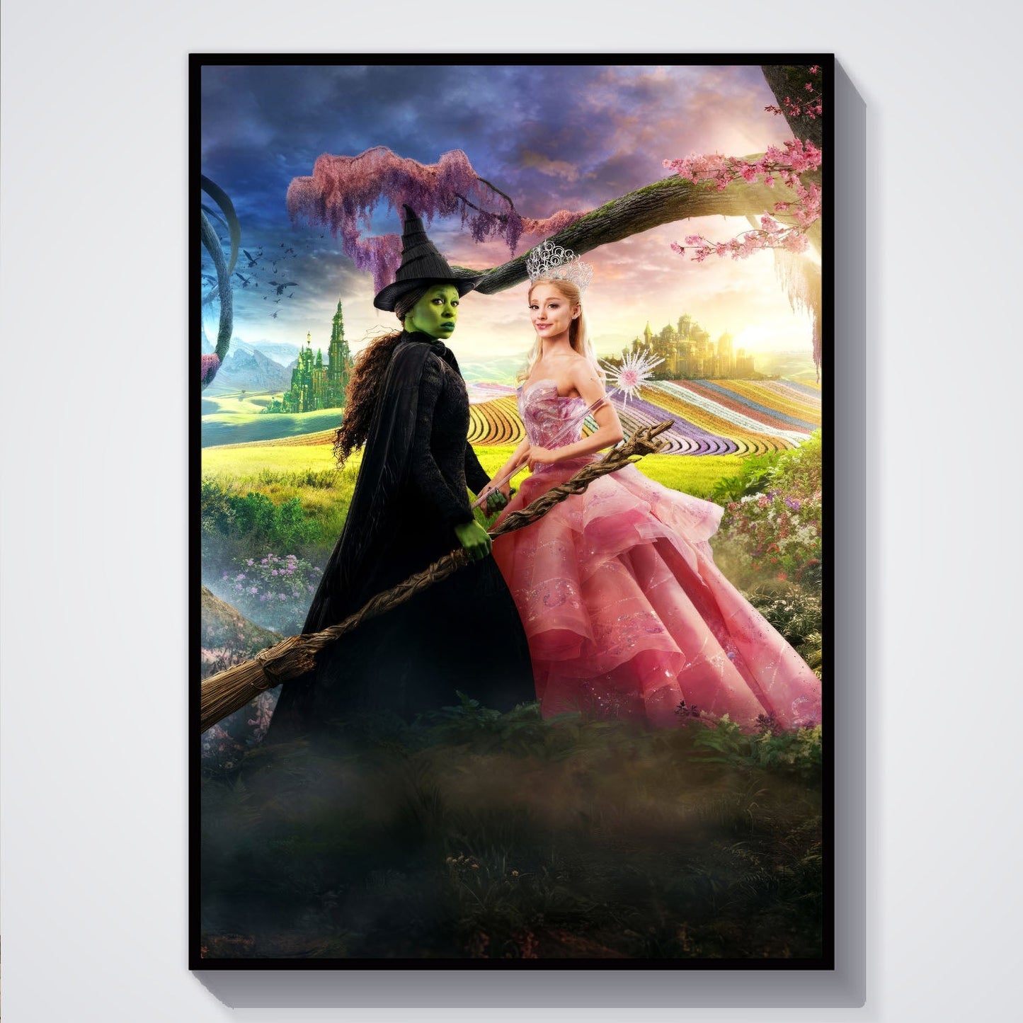 Flex Designs Poster Wicked Key Art 5 x 7" Home Goods - Movie 2024 Movie Poster