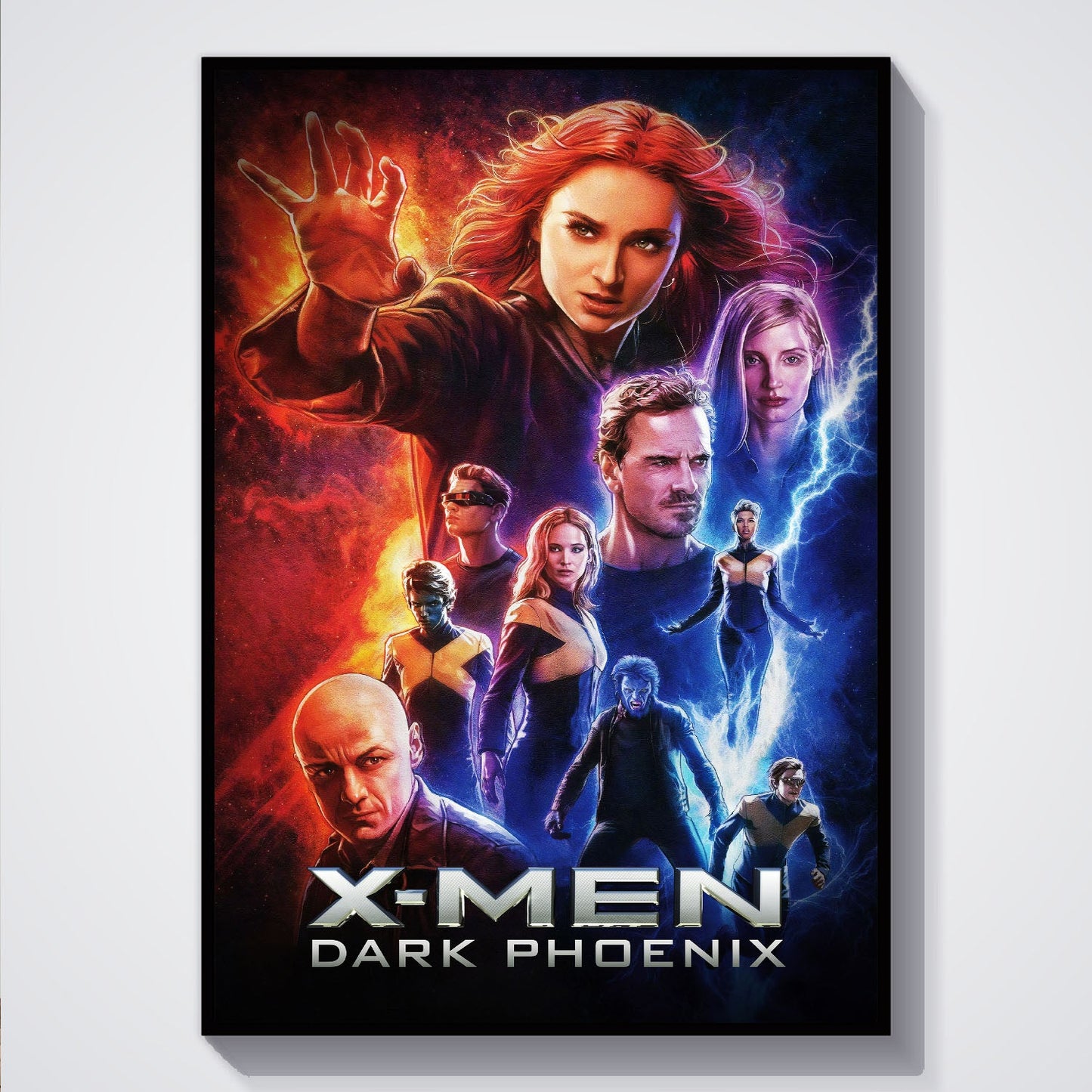 Flex Designs Poster Dark Phoenix 5 x 7" Home Goods - Movie 2019 Movie Poster