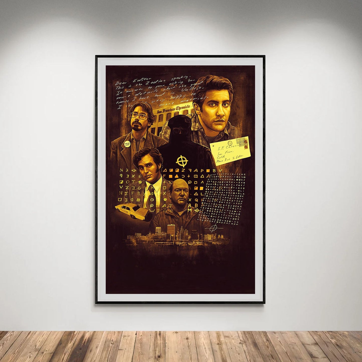 Flex Designs Poster Zodiac Key Art 5 x 7" Home Goods - Movie 2007 Movie Poster