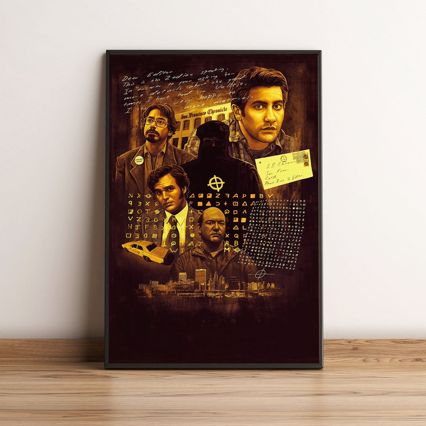 Flex Designs Poster Zodiac Key Art 5 x 7" Home Goods - Movie 2007 Movie Poster
