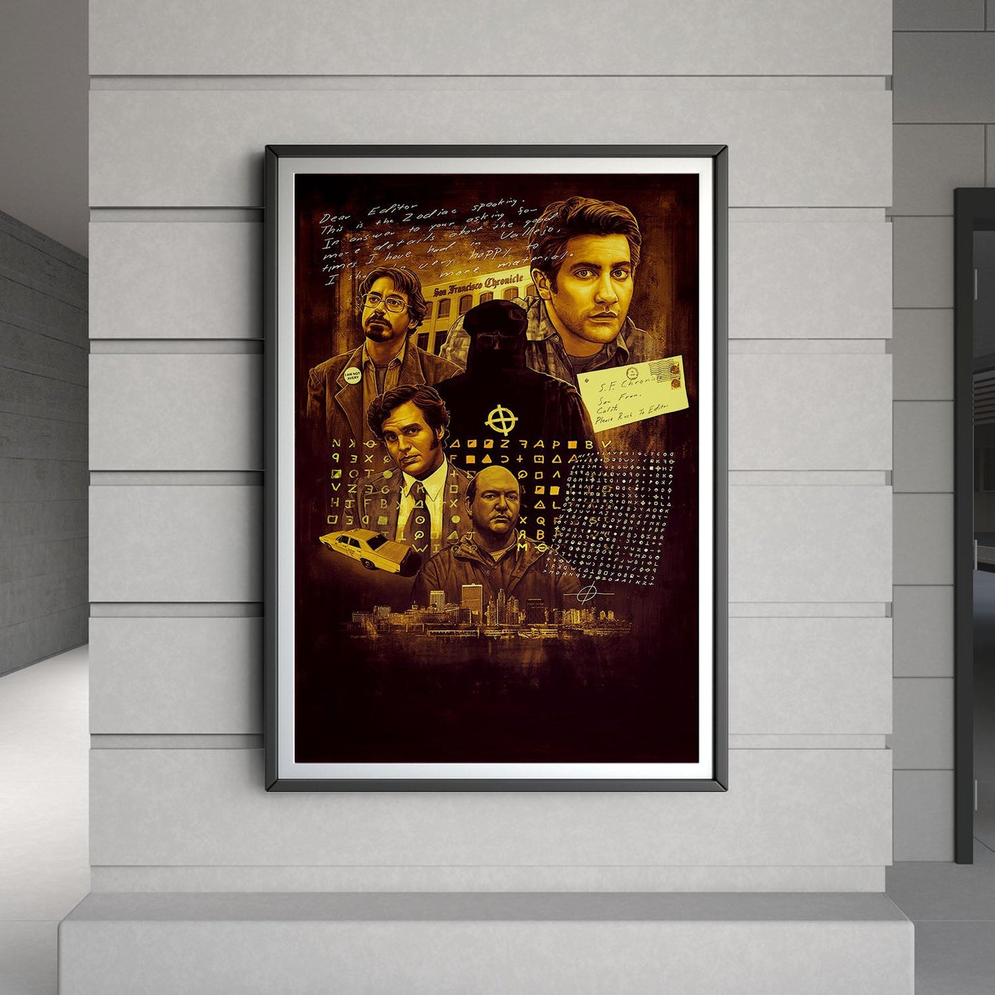 Flex Designs Poster Zodiac Key Art 8 x 10" Home Goods - Movie 2007 Movie Poster