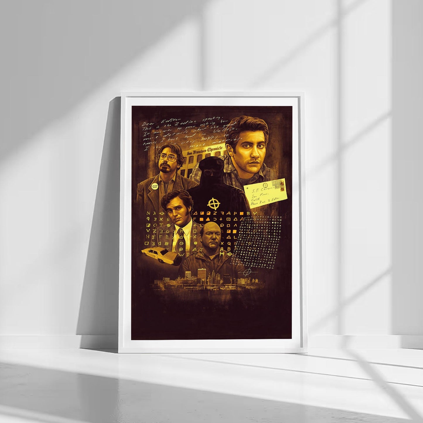 Flex Designs Poster Zodiac Key Art 8 x 10" Home Goods - Movie 2007 Movie Poster