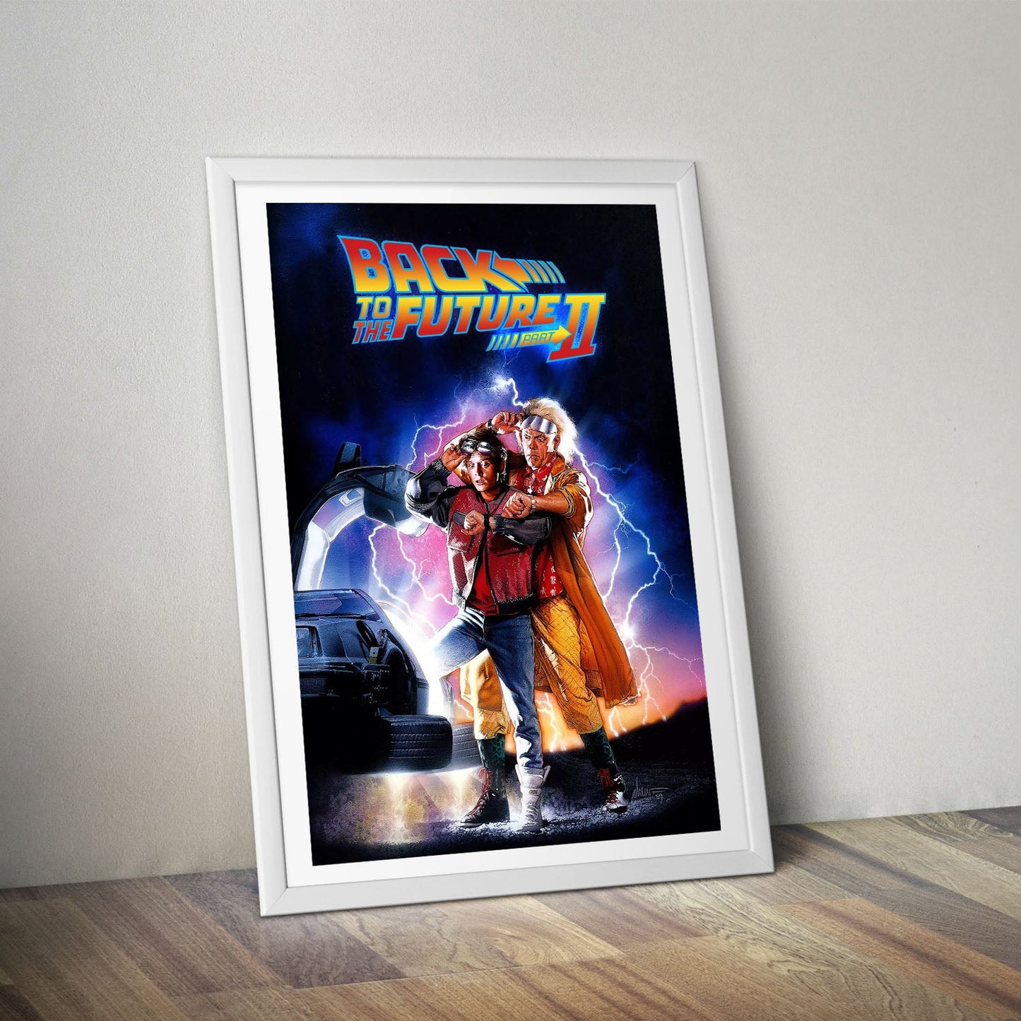 Flex Designs Poster Back to the Future Part II 8 x 10" Home Goods - Movie 1989 Movie Poster