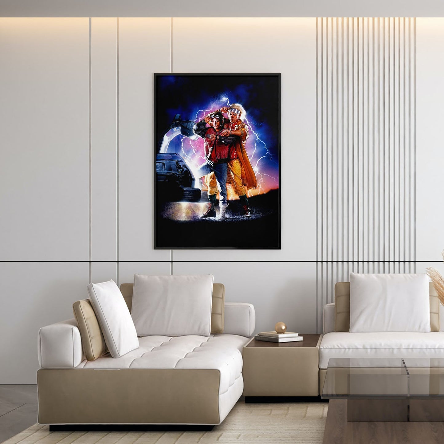 Flex Designs Poster Back to the Future Part II Key Art 5 x 7" Home Goods - Movie 1989 Movie Poster