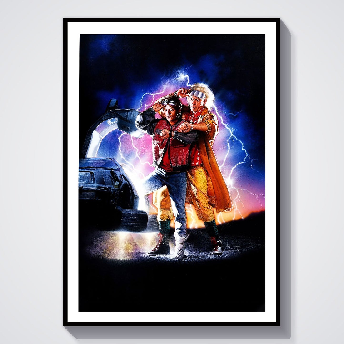 Flex Designs Poster Back to the Future Part II Key Art 8 x 10" Home Goods - Movie 1989 Movie Poster