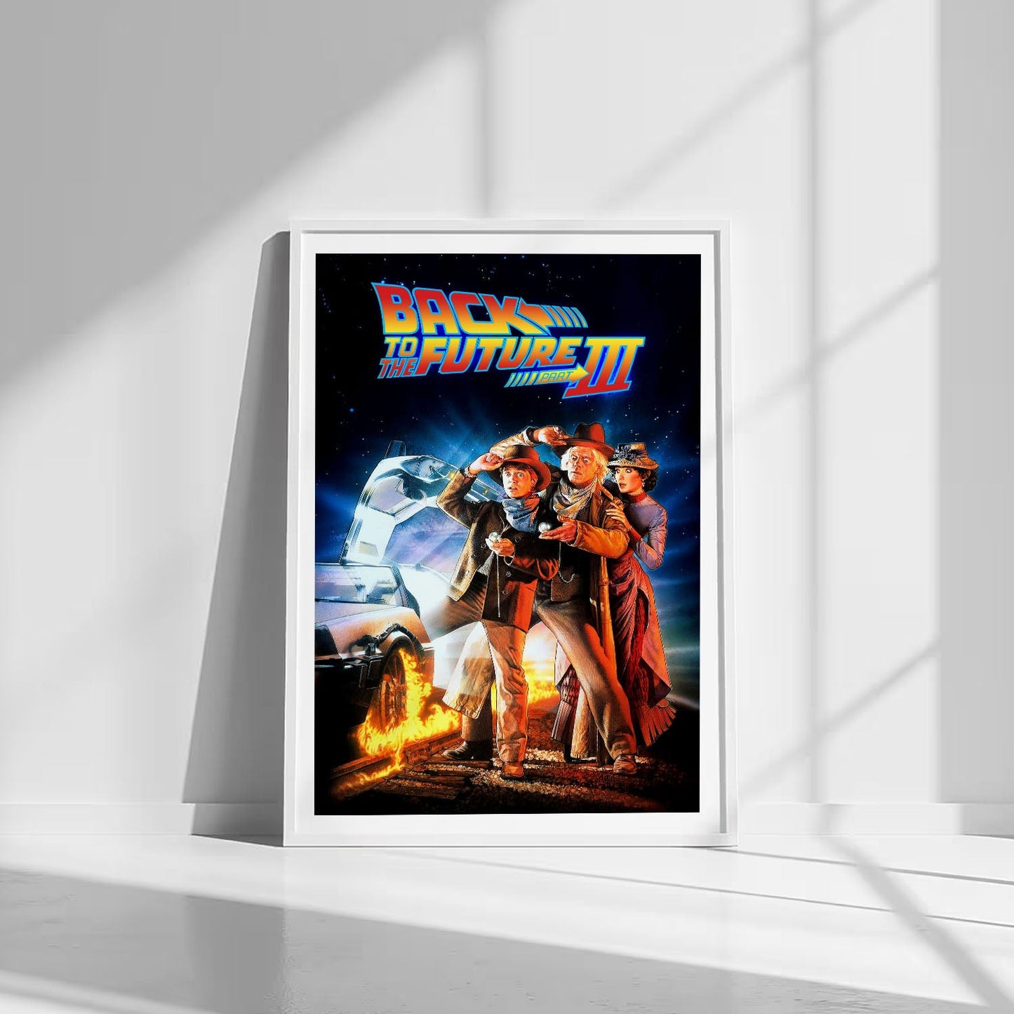 Flex Designs Poster Back to the Future Part III 8 x 10" Home Goods - Movie 1990 Movie Poster