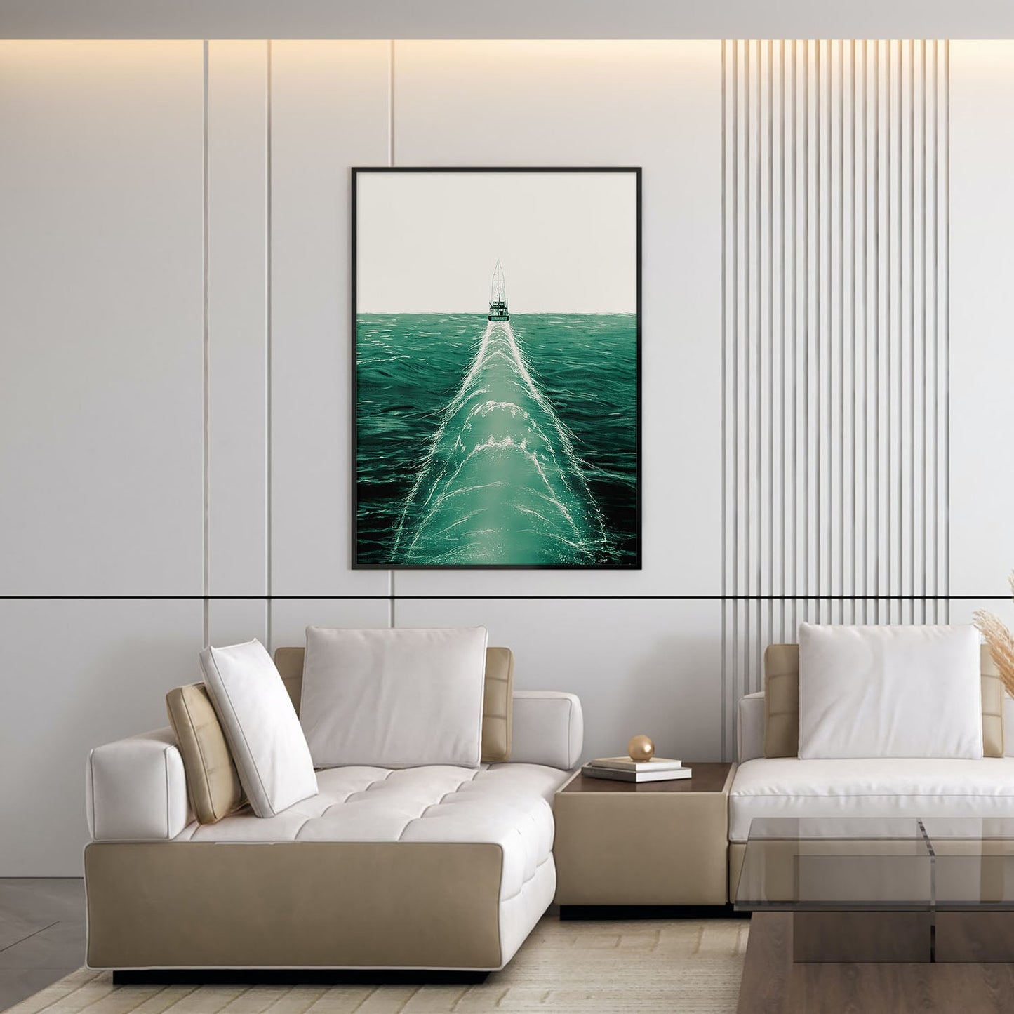 Flex Designs Poster Jaws Minimalist 5 x 7" Home Goods - Movie 1975 Movie Poster