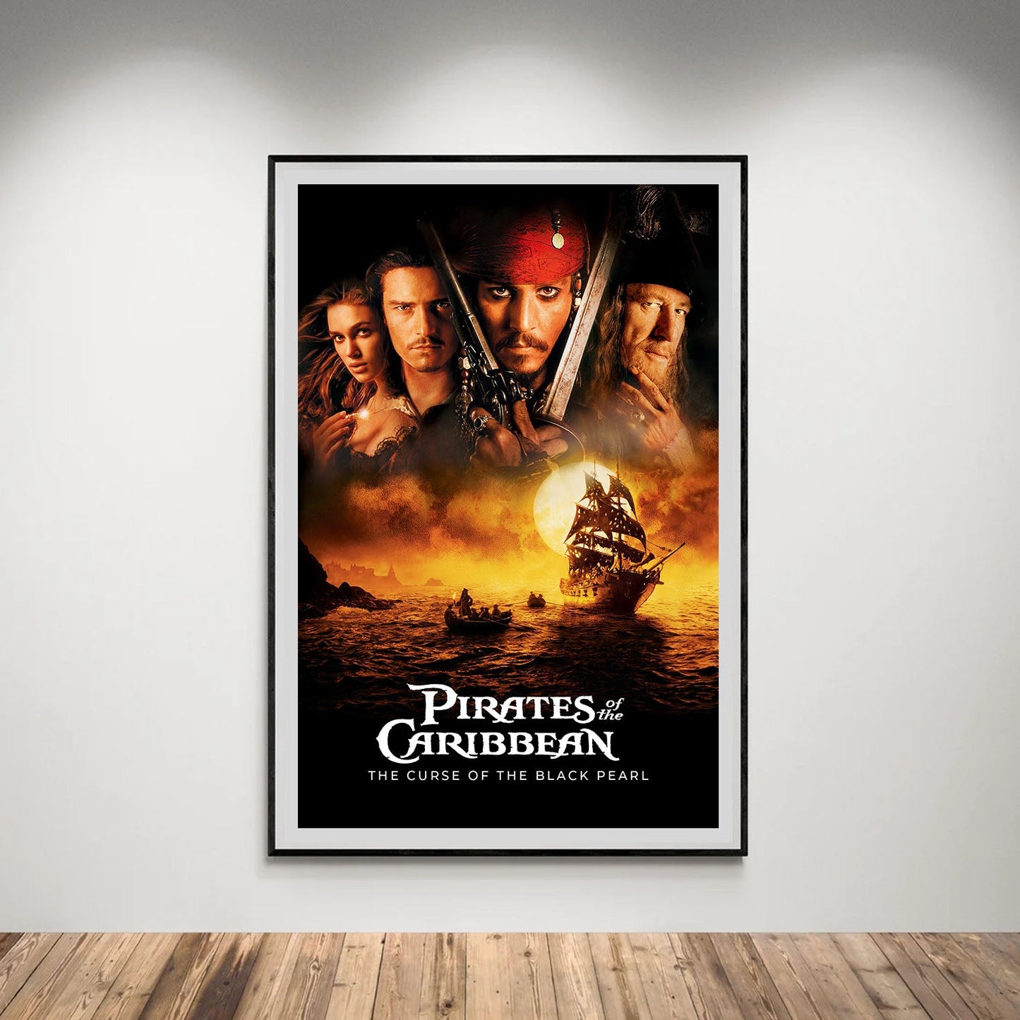 Flex Designs Poster Pirates of the Caribbean The Curse of the Black Pearl 5 x 7" Home Goods - Movie 2003 Movie Poster