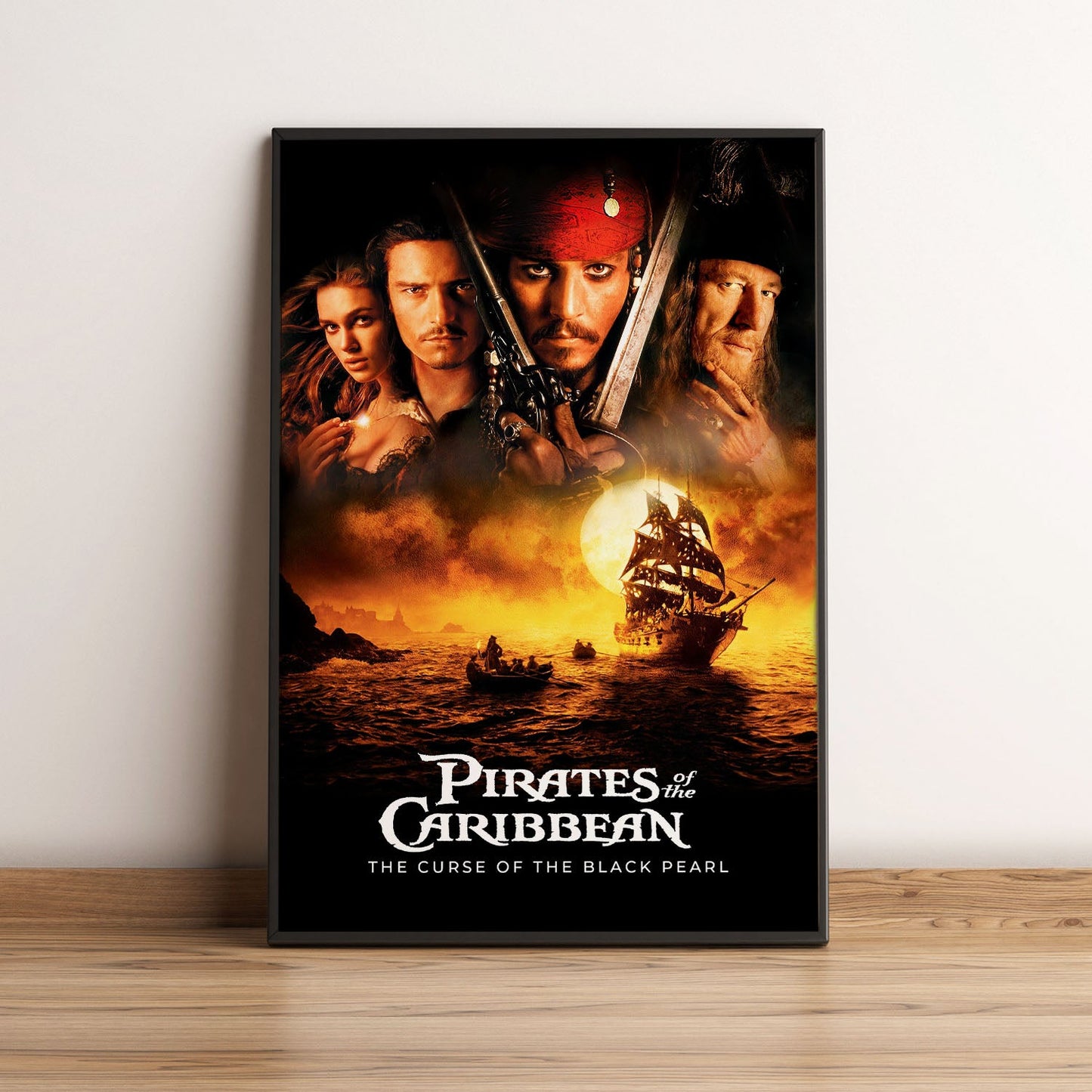 Flex Designs Poster Pirates of the Caribbean The Curse of the Black Pearl 5 x 7" Home Goods - Movie 2003 Movie Poster
