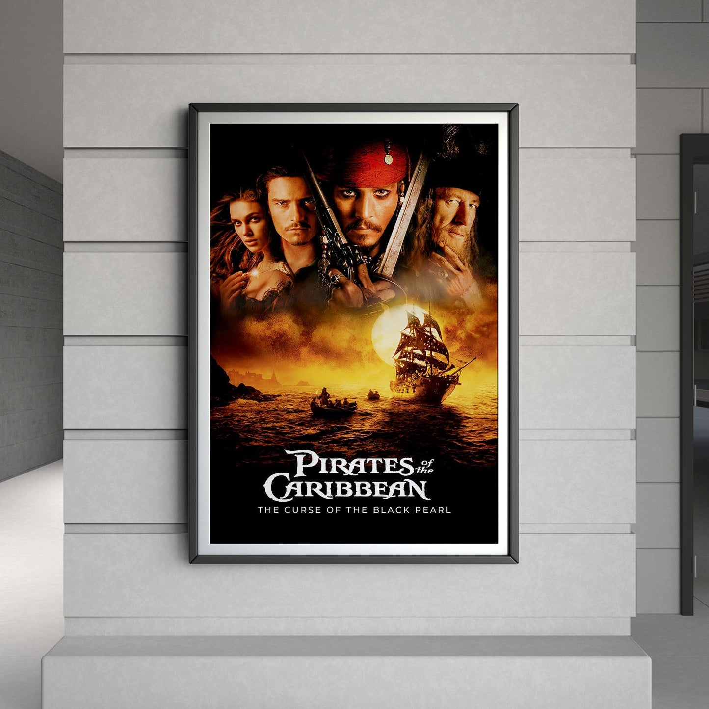 Flex Designs Poster Pirates of the Caribbean The Curse of the Black Pearl 8 x 10" Home Goods - Movie 2003 Movie Poster