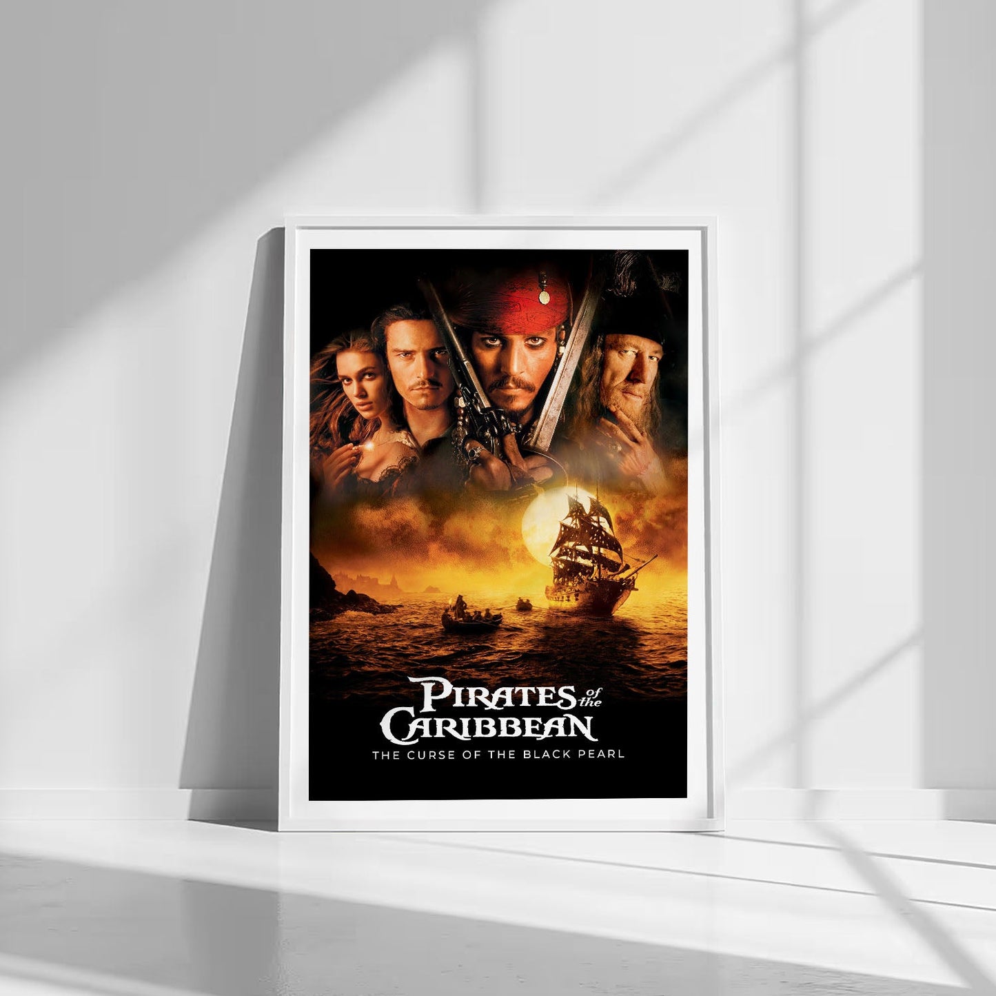 Flex Designs Poster Pirates of the Caribbean The Curse of the Black Pearl 8 x 10" Home Goods - Movie 2003 Movie Poster