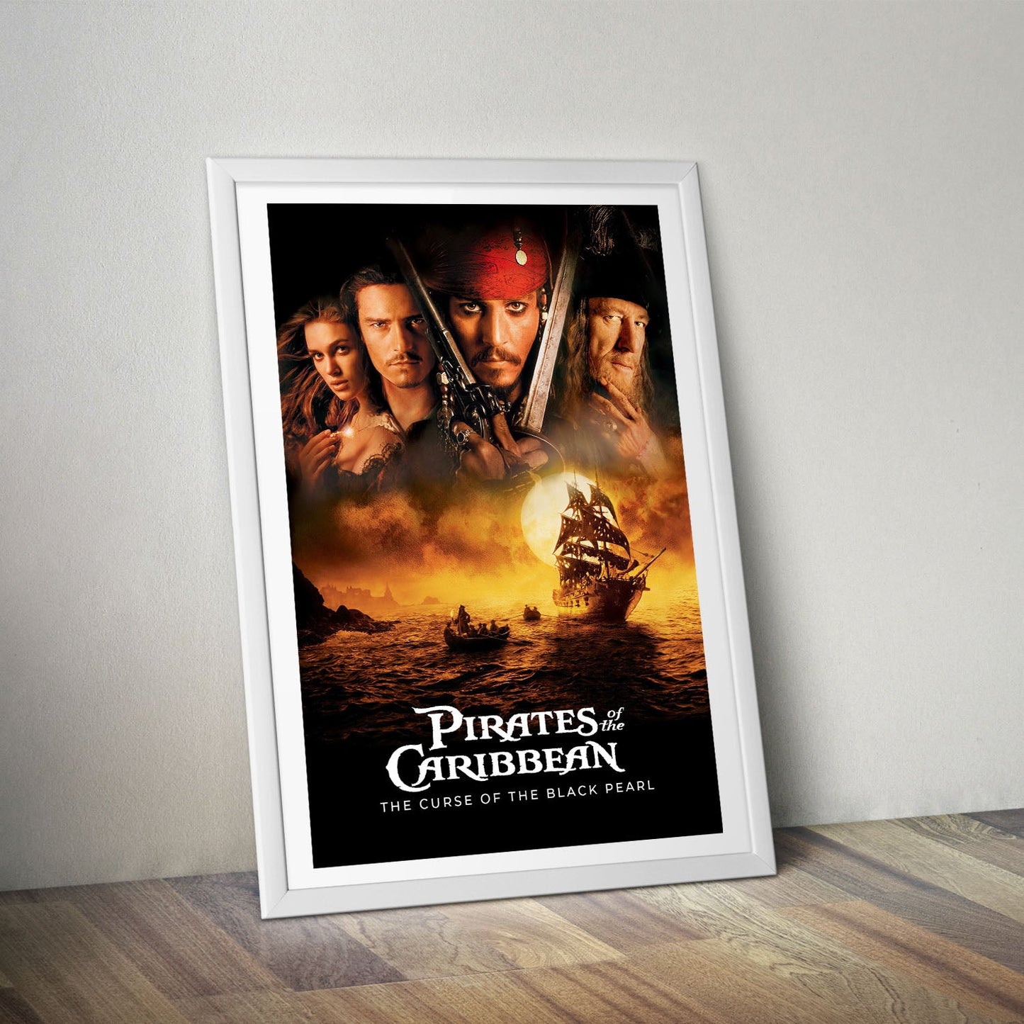 Flex Designs Poster Pirates of the Caribbean The Curse of the Black Pearl 8 x 10" Home Goods - Movie 2003 Movie Poster
