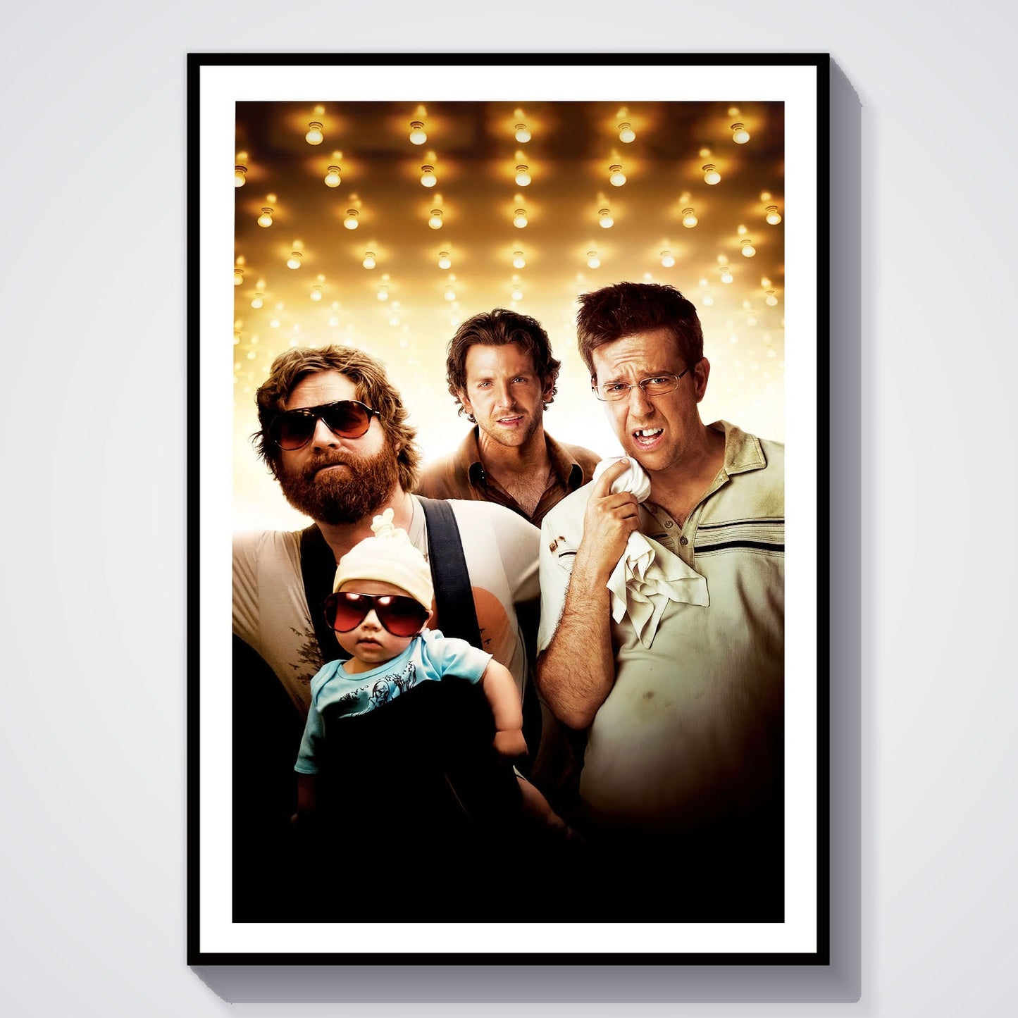 Flex Designs Poster The Hangover Textless 8 x 10" Home Goods - Movie 2009 Movie Poster
