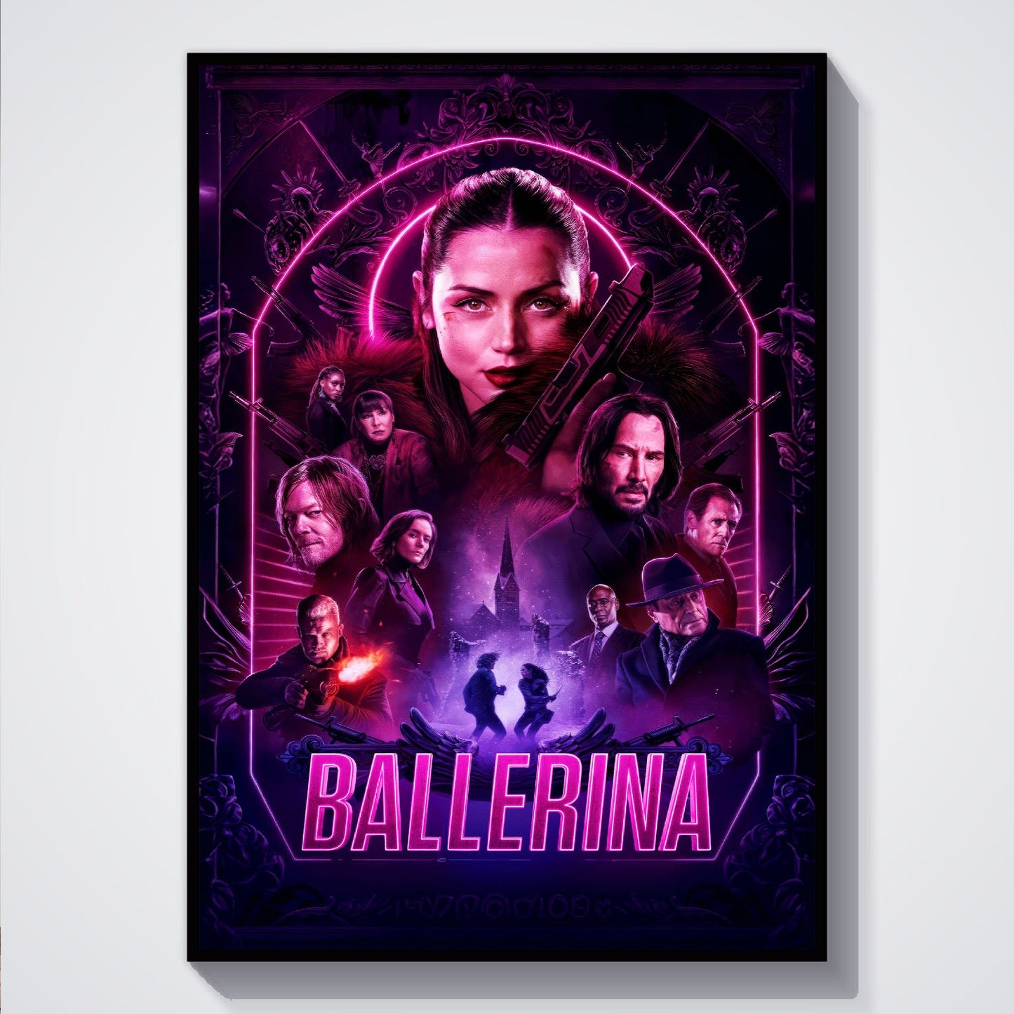 Flex Designs Poster From the World of John Wick Ballerina 5 x 7" Home Goods - Movie 2025 Movie Poster