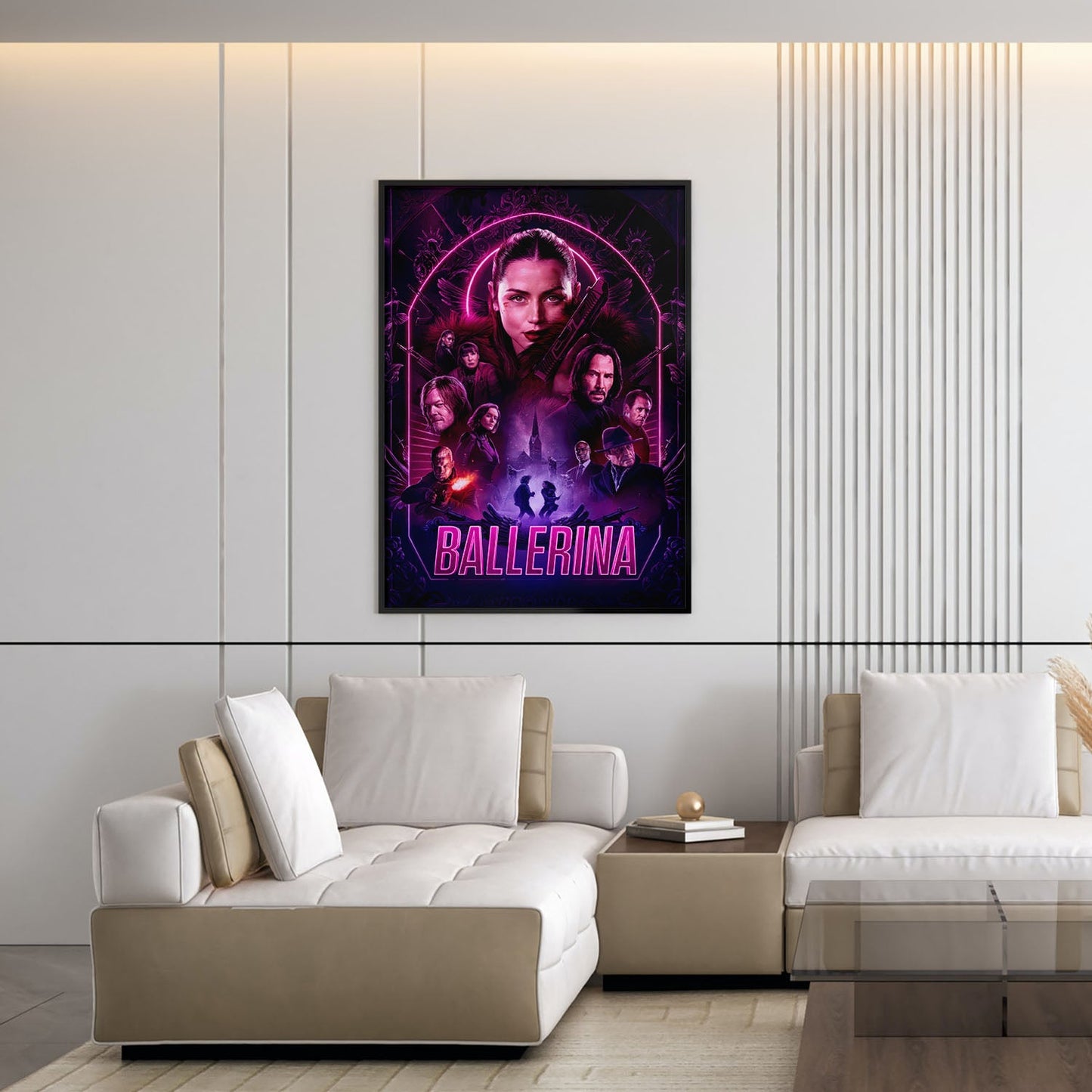 Flex Designs Poster From the World of John Wick Ballerina 5 x 7" Home Goods - Movie 2025 Movie Poster
