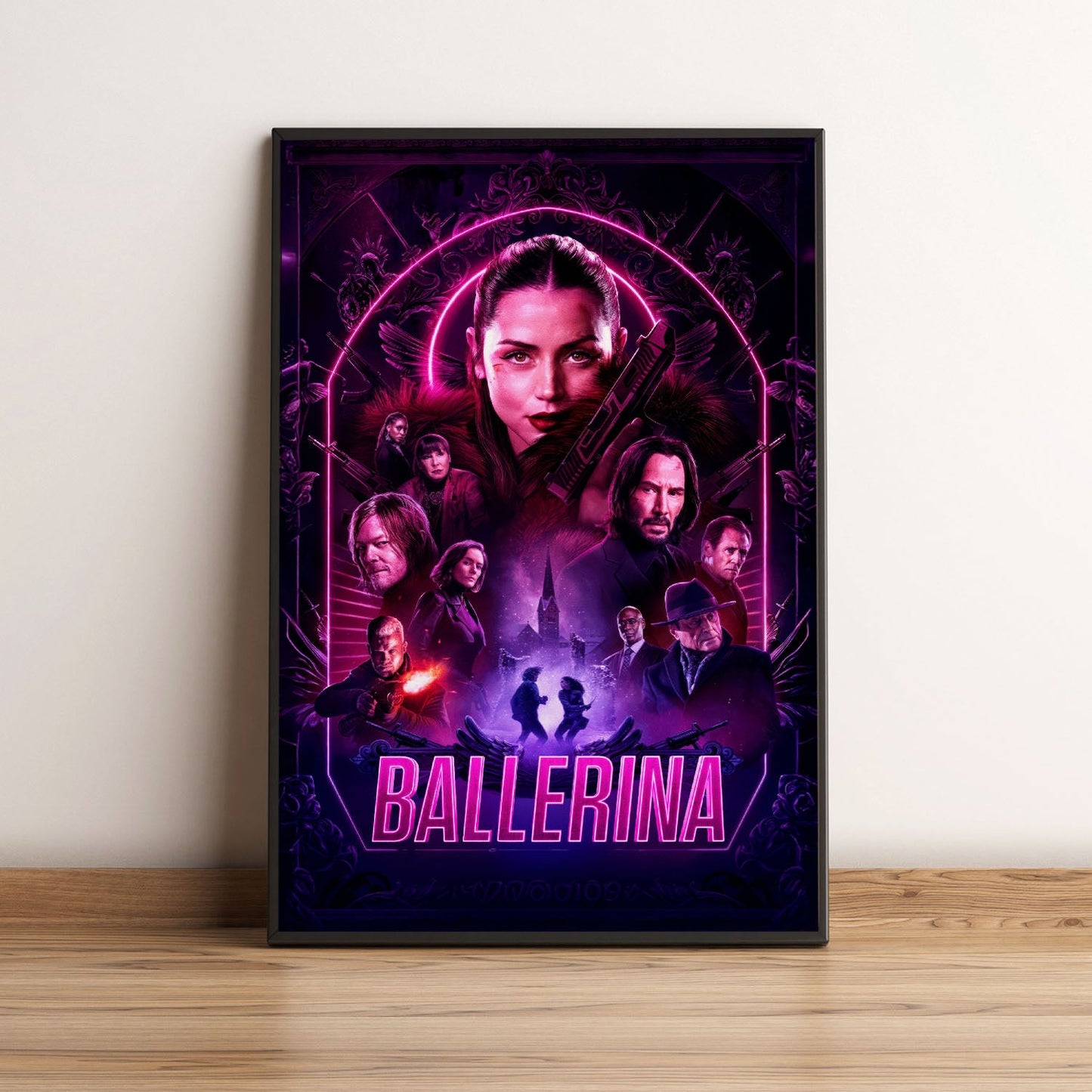Flex Designs Poster From the World of John Wick Ballerina 5 x 7" Home Goods - Movie 2025 Movie Poster
