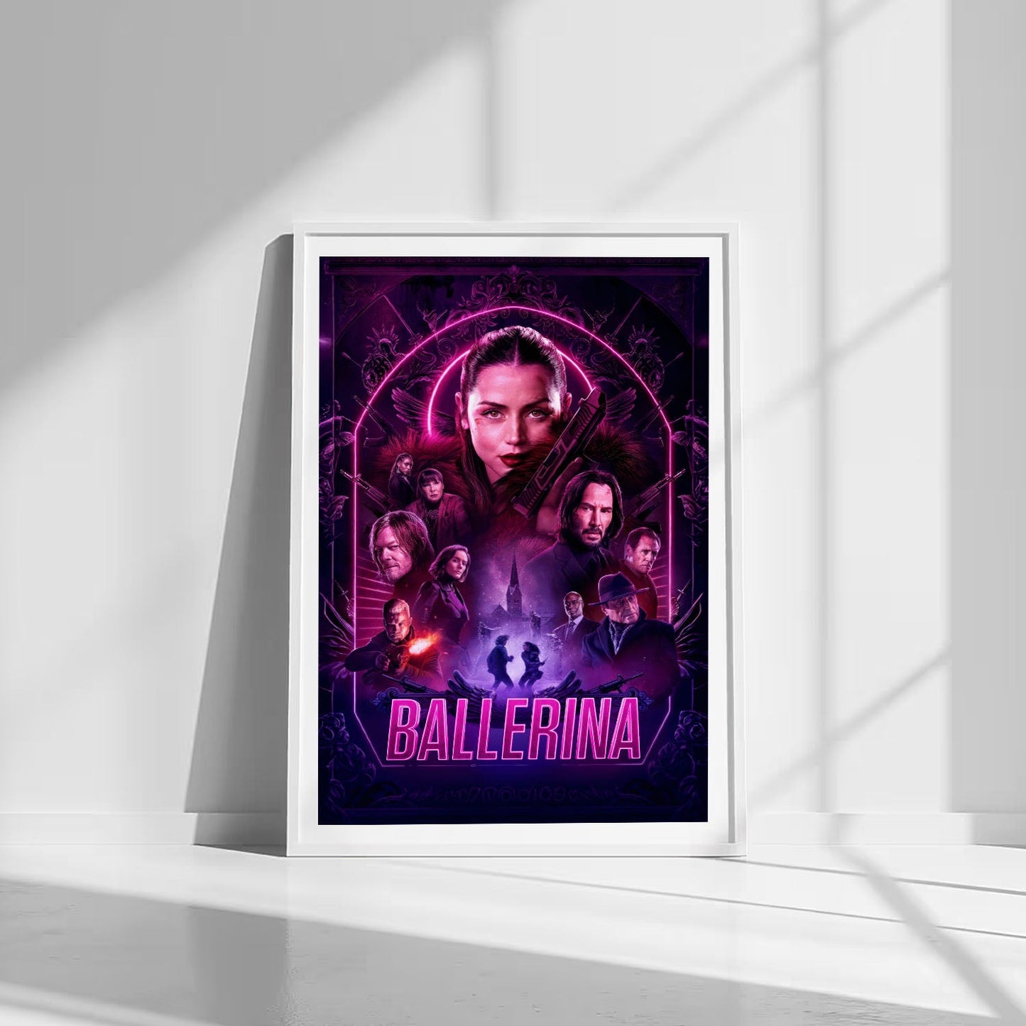 Flex Designs Poster From the World of John Wick Ballerina 8 x 10" Home Goods - Movie 2025 Movie Poster