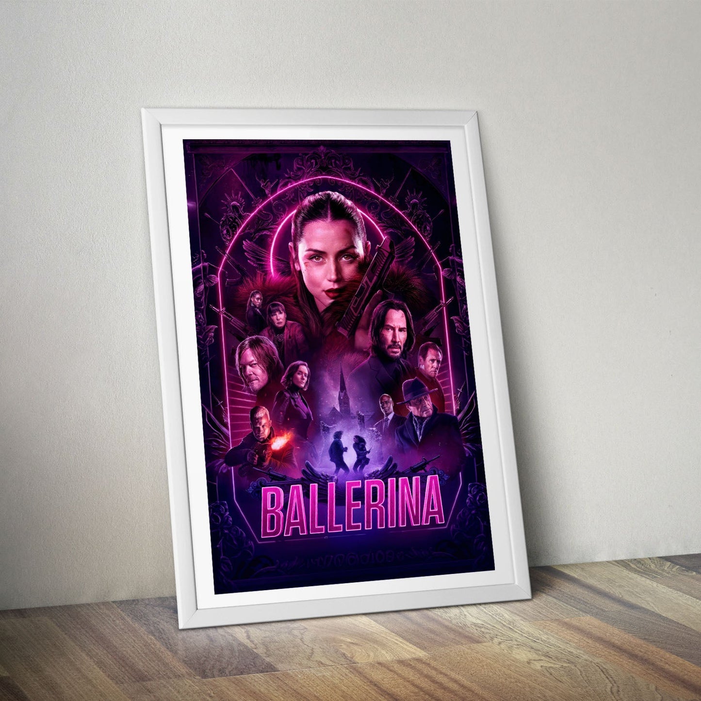 Flex Designs Poster From the World of John Wick Ballerina 8 x 10" Home Goods - Movie 2025 Movie Poster