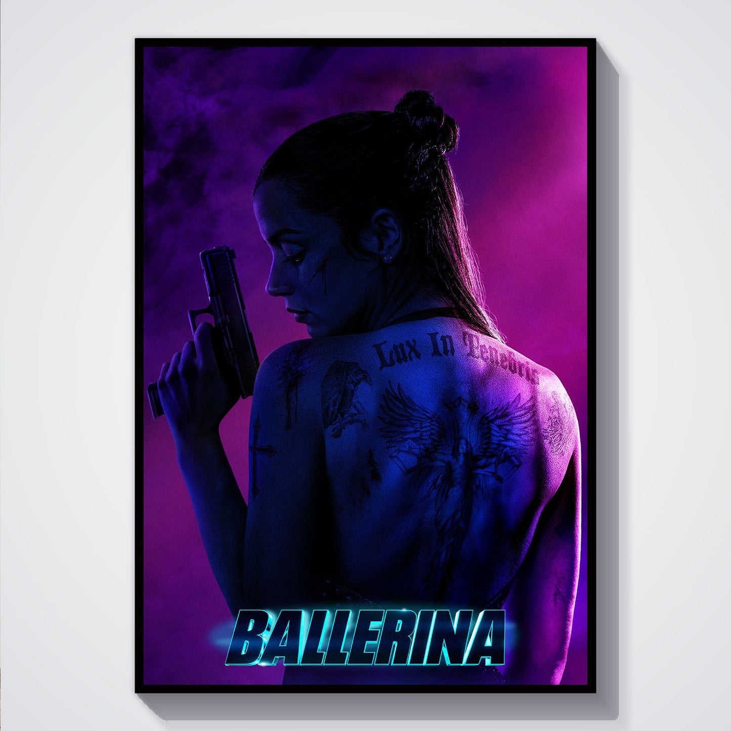 Flex Designs Poster From the World of John Wick Ballerina Cinematic 5 x 7" Home Goods - Movie 2025 Movie Poster