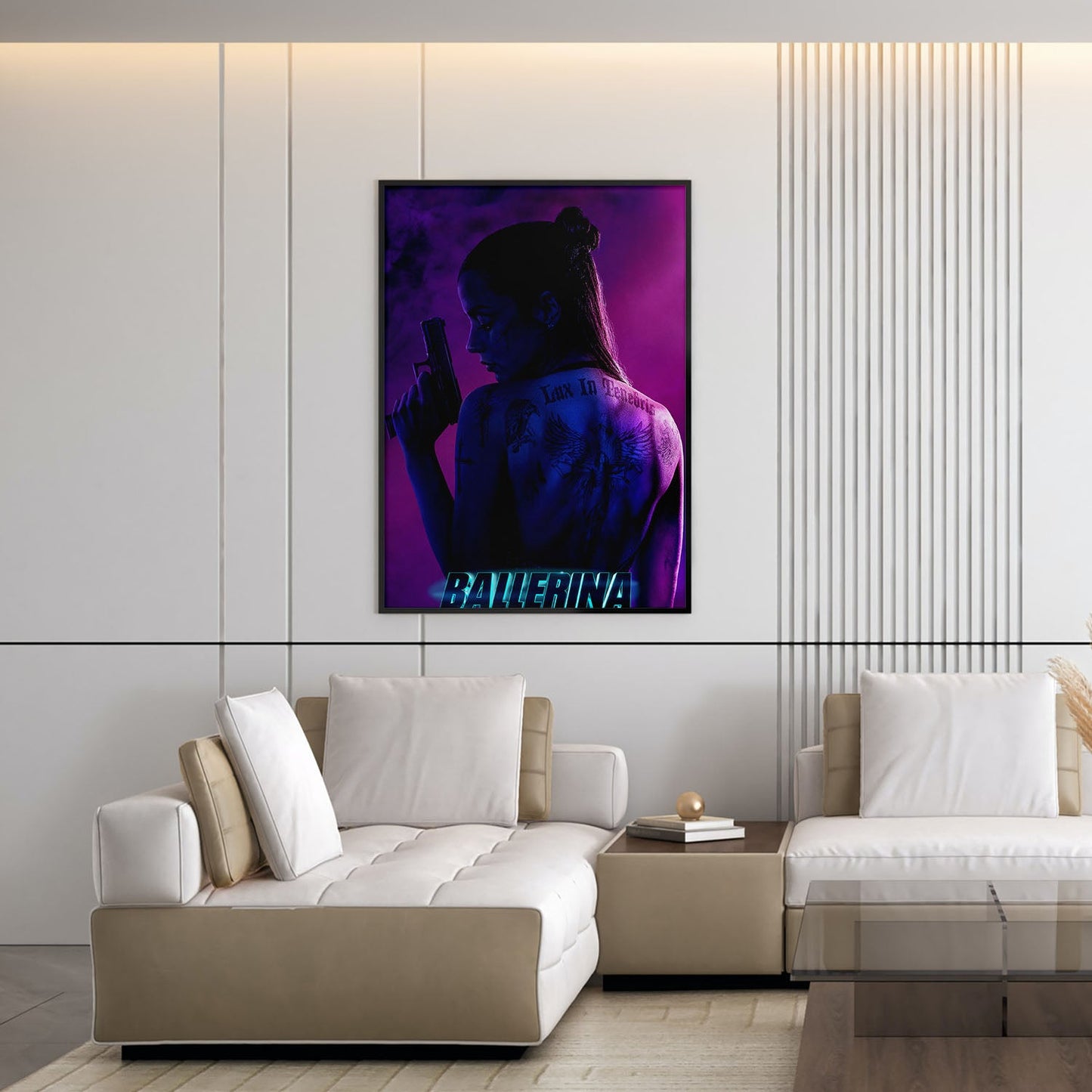 Flex Designs Poster From the World of John Wick Ballerina Cinematic 5 x 7" Home Goods - Movie 2025 Movie Poster