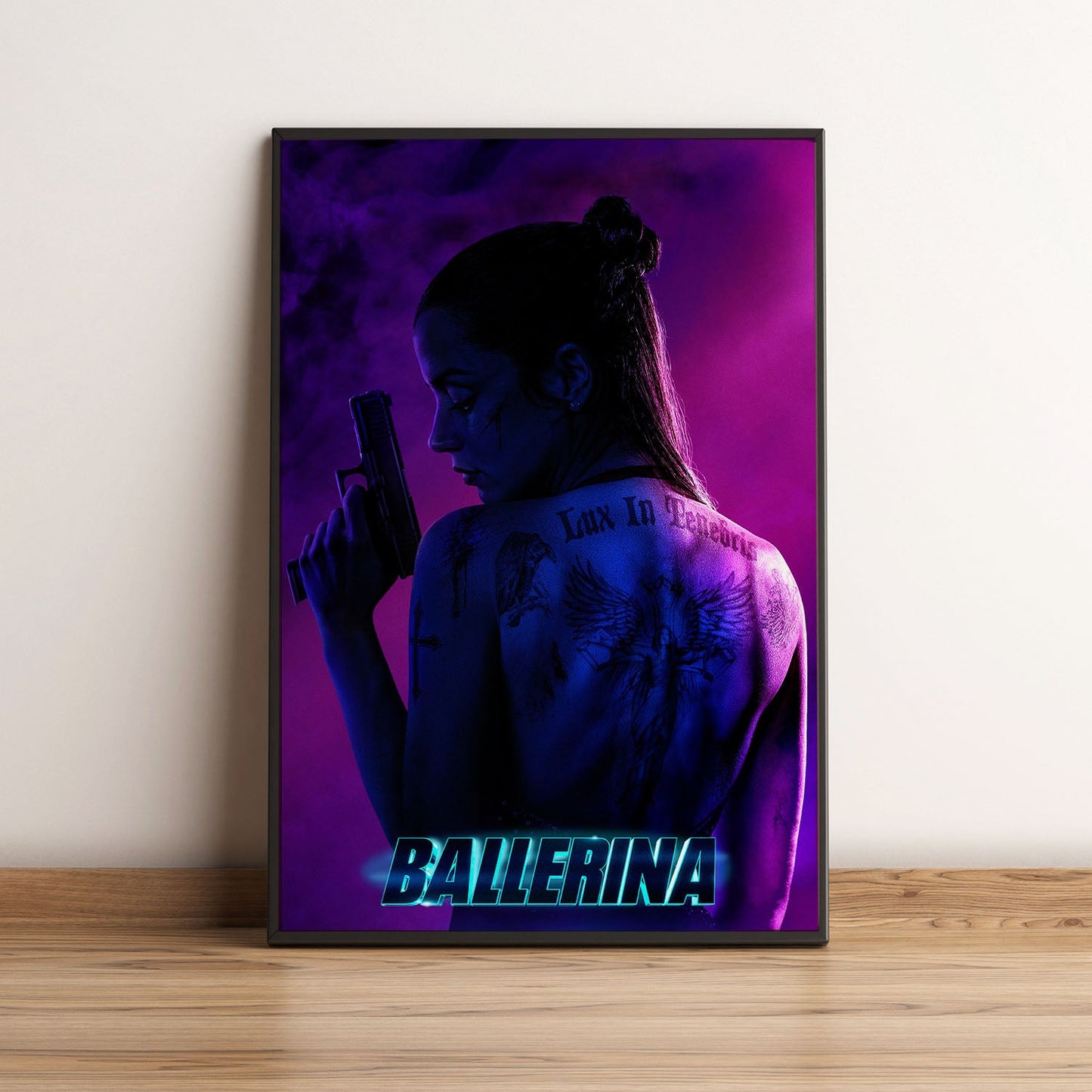 Flex Designs Poster From the World of John Wick Ballerina Cinematic 5 x 7" Home Goods - Movie 2025 Movie Poster