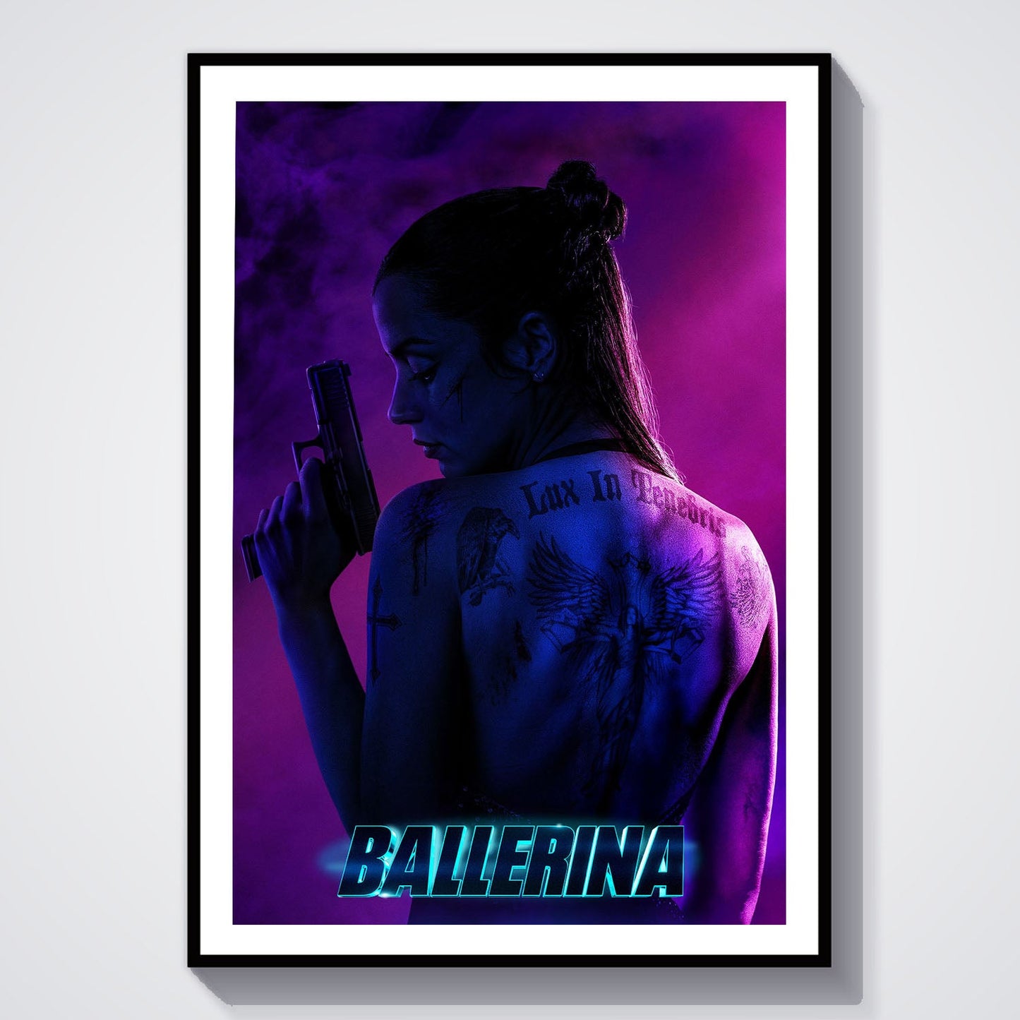 Flex Designs Poster From the World of John Wick Ballerina Cinematic 8 x 10" Home Goods - Movie 2025 Movie Poster