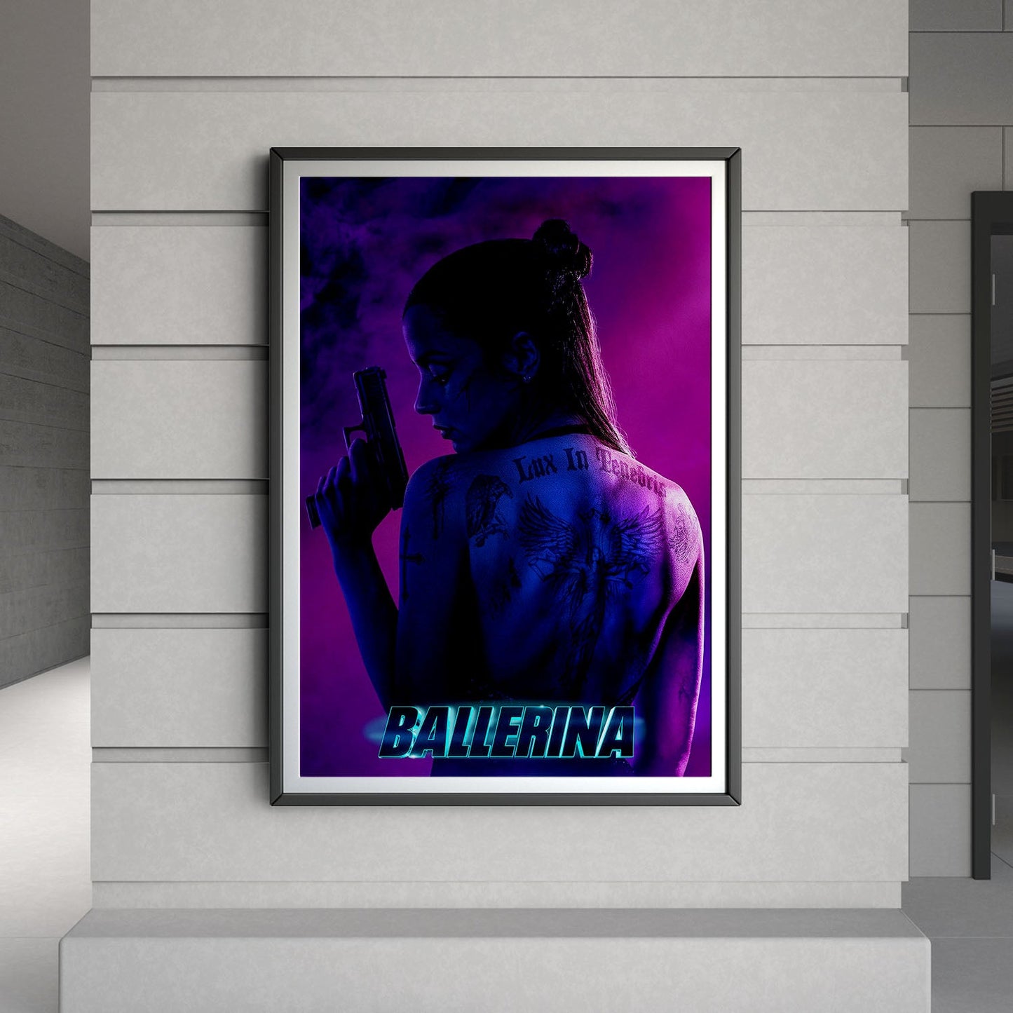 Flex Designs Poster From the World of John Wick Ballerina Cinematic 8 x 10" Home Goods - Movie 2025 Movie Poster