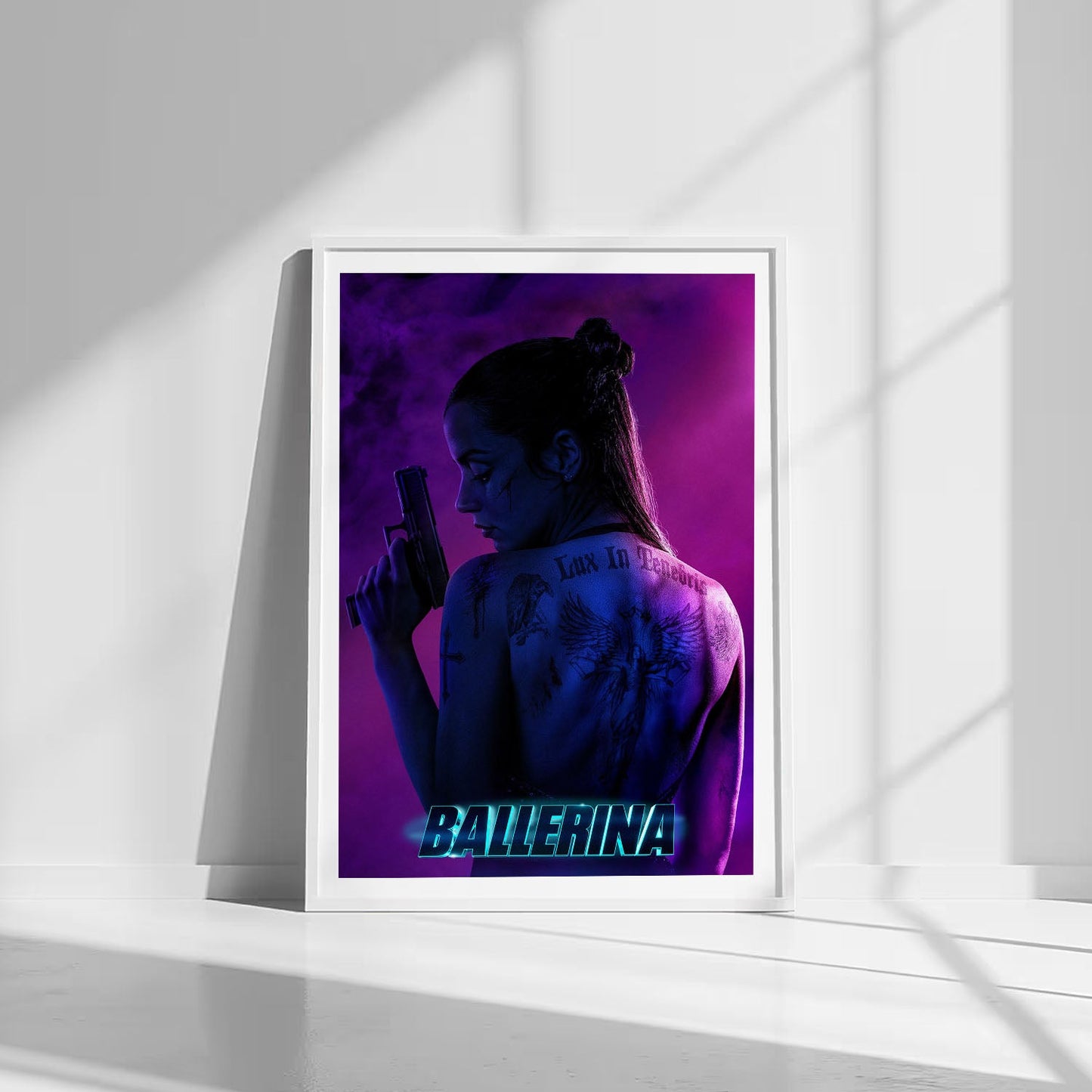 Flex Designs Poster From the World of John Wick Ballerina Cinematic 8 x 10" Home Goods - Movie 2025 Movie Poster