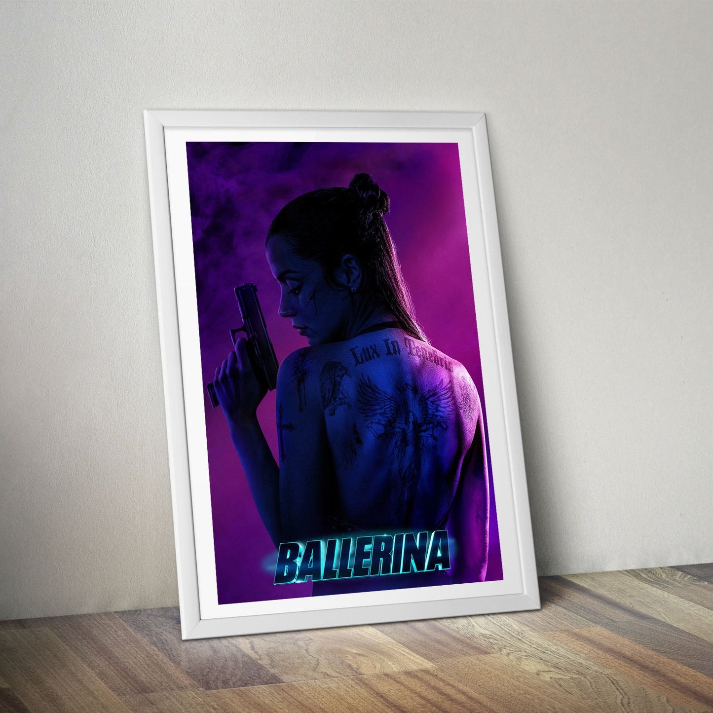 Flex Designs Poster From the World of John Wick Ballerina Cinematic 8 x 10" Home Goods - Movie 2025 Movie Poster