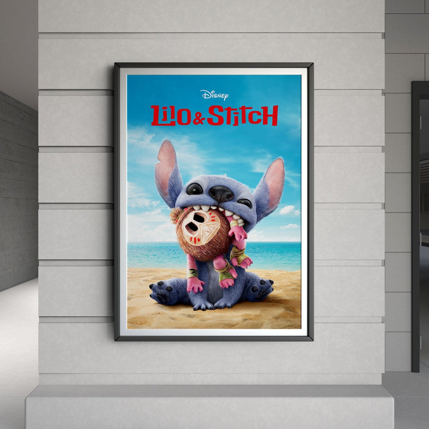 Flex Designs Poster Lilo & Stitch Key Art 8 x 10" Home Goods - Movie 2025 Movie Poster