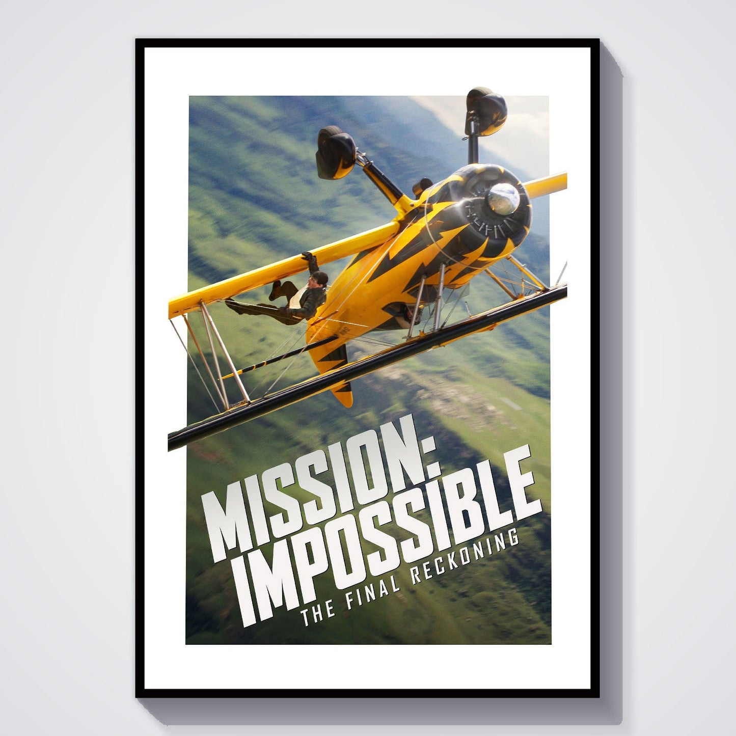Flex Designs Poster Mission Impossible The Final Reckoning Cinematic 8 x 10" Home Goods - Movie 2025 Movie Poster