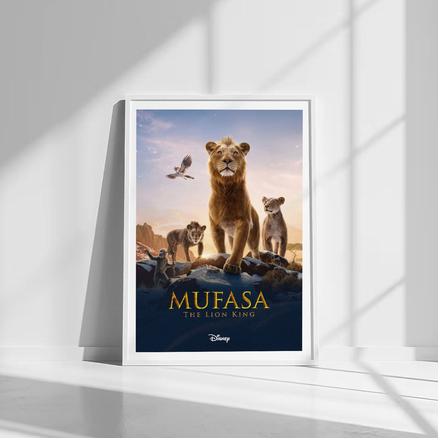 Flex Designs Poster Mufasa The Lion King 8 x 10" Home Goods - Movie 2024 Movie Poster