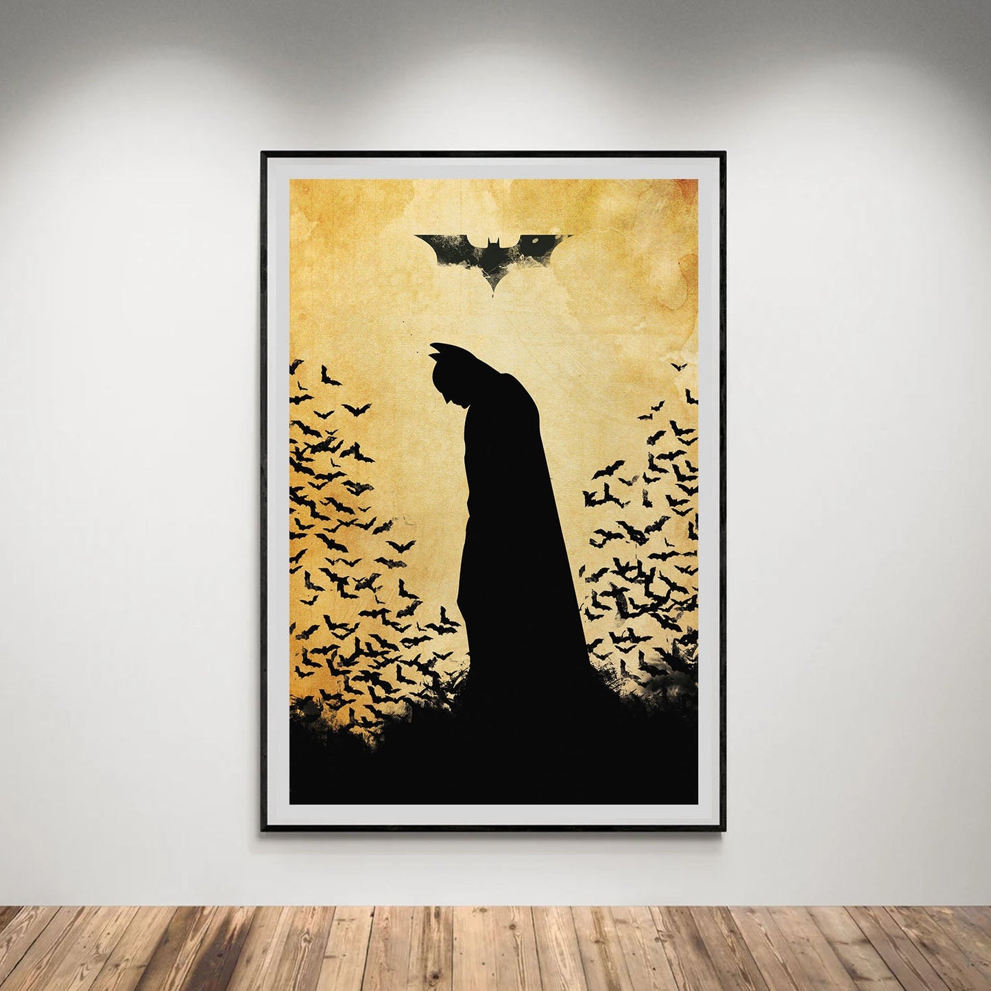 Flex Designs Poster The Dark Knight Minimalist 5 x 7" Home Goods - Movie 2008 Movie Poster